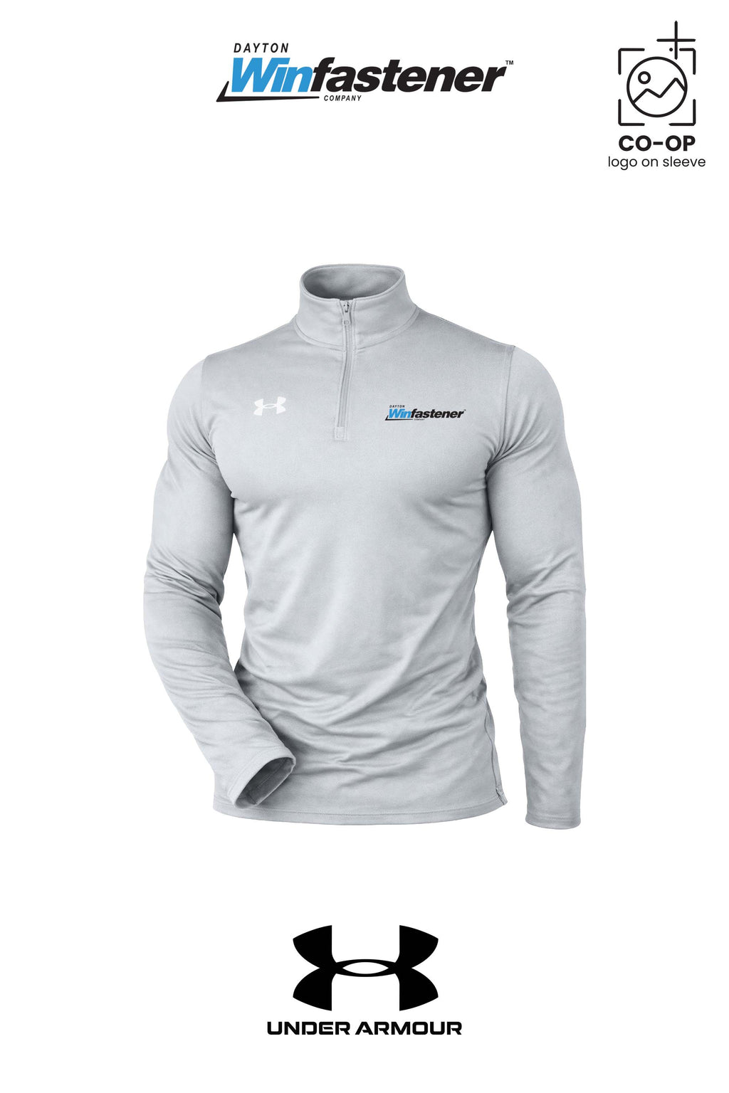 Under Armour Mens Team Tech™ Quarter-Zip Pullover - Dayton Winfastener