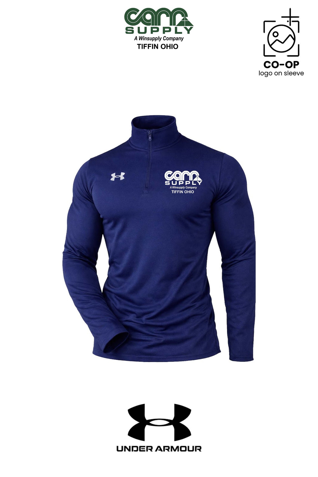 Under Armour Mens Team Tech™ Quarter-Zip Pullover - Carr Supply - Tiffin