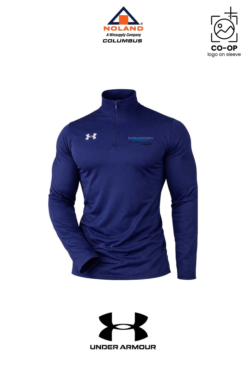 Under Armour Mens Team Tech™ Quarter-Zip Pullover - Columbus Noland
