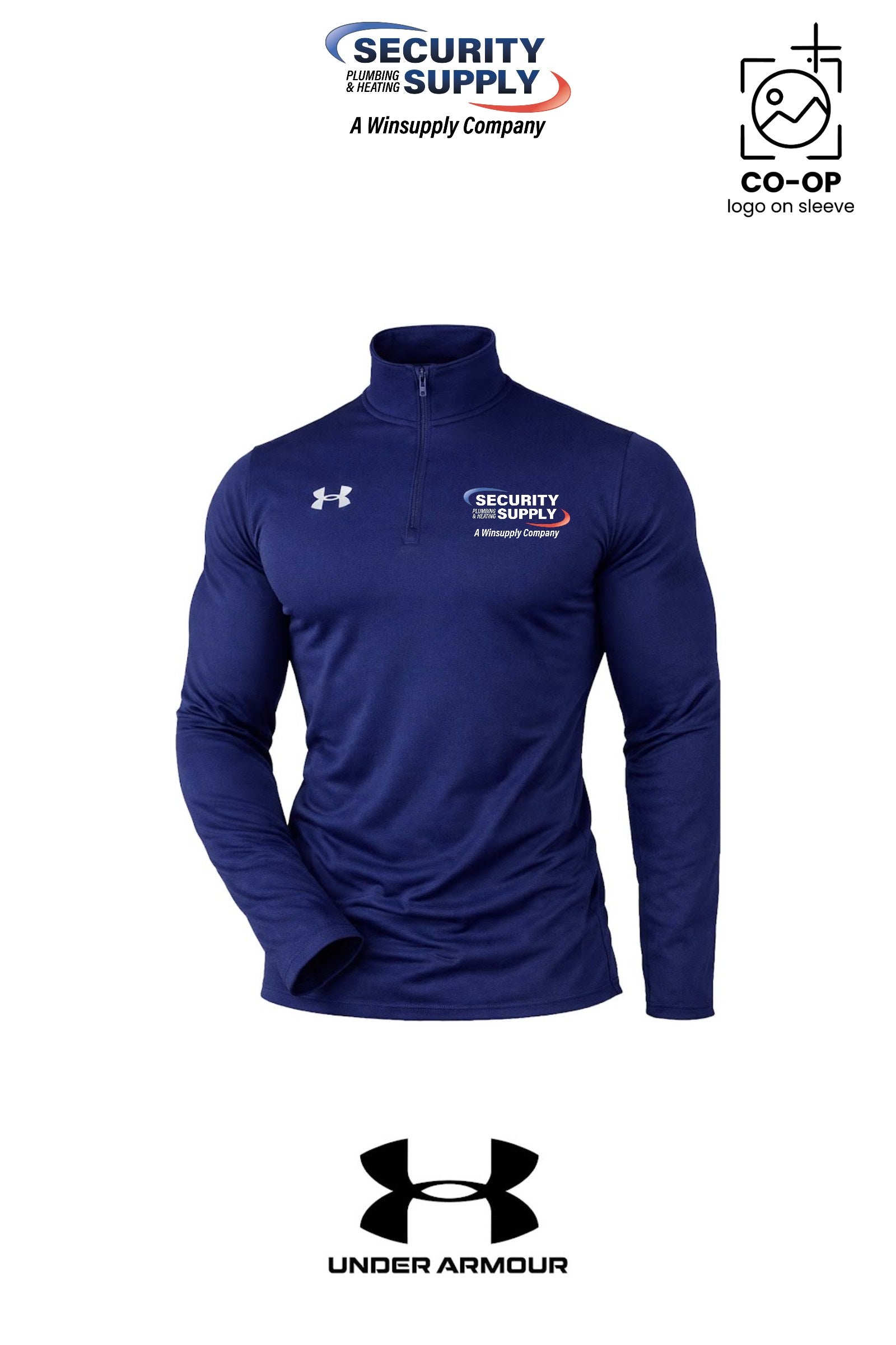 Under Armour Mens Team Tech™ Quarter-Zip Pullover - SPHS Watertown