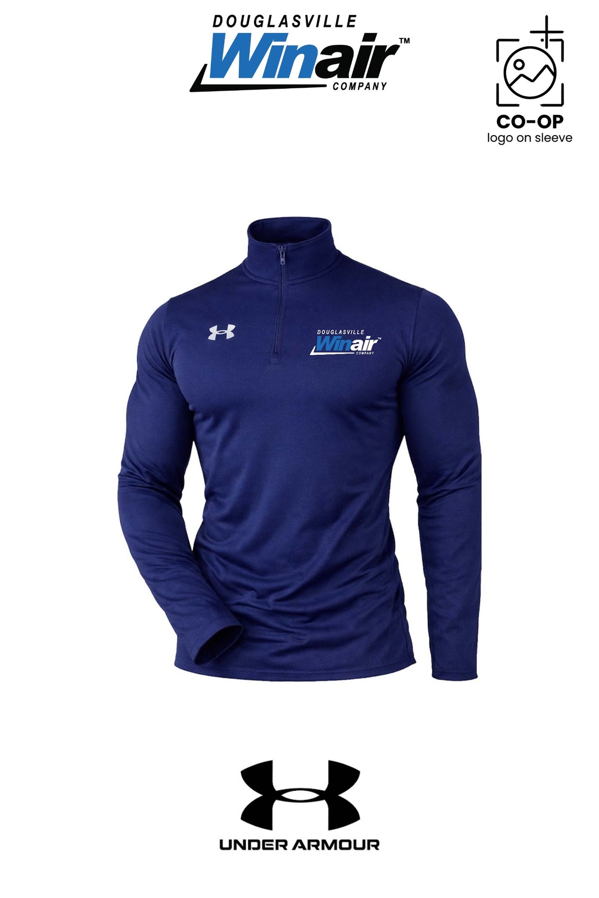 Under Armour Mens Team Tech™ Quarter-Zip Pullover - Douglasville Winair