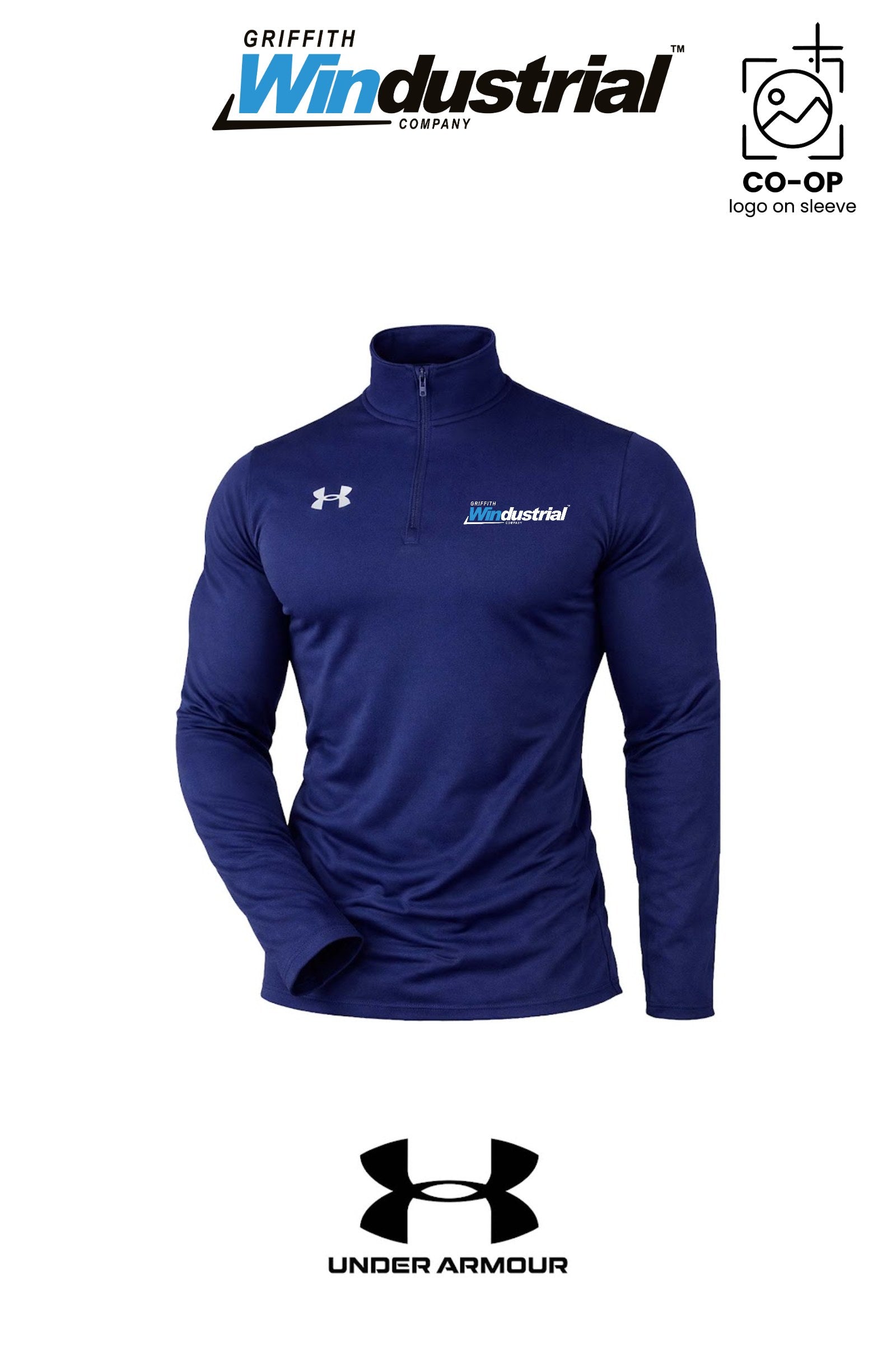 Under Armour Mens Team Tech™ Quarter-Zip Pullover - Griffith Windustrial