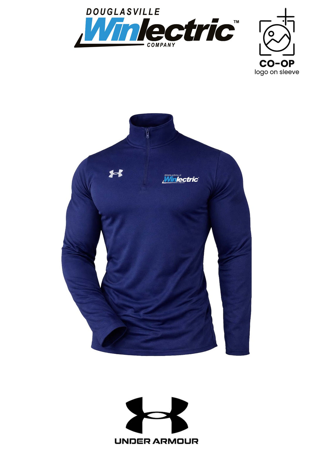 Under Armour Mens Team Tech™ Quarter-Zip Pullover - Douglasville Winlectric