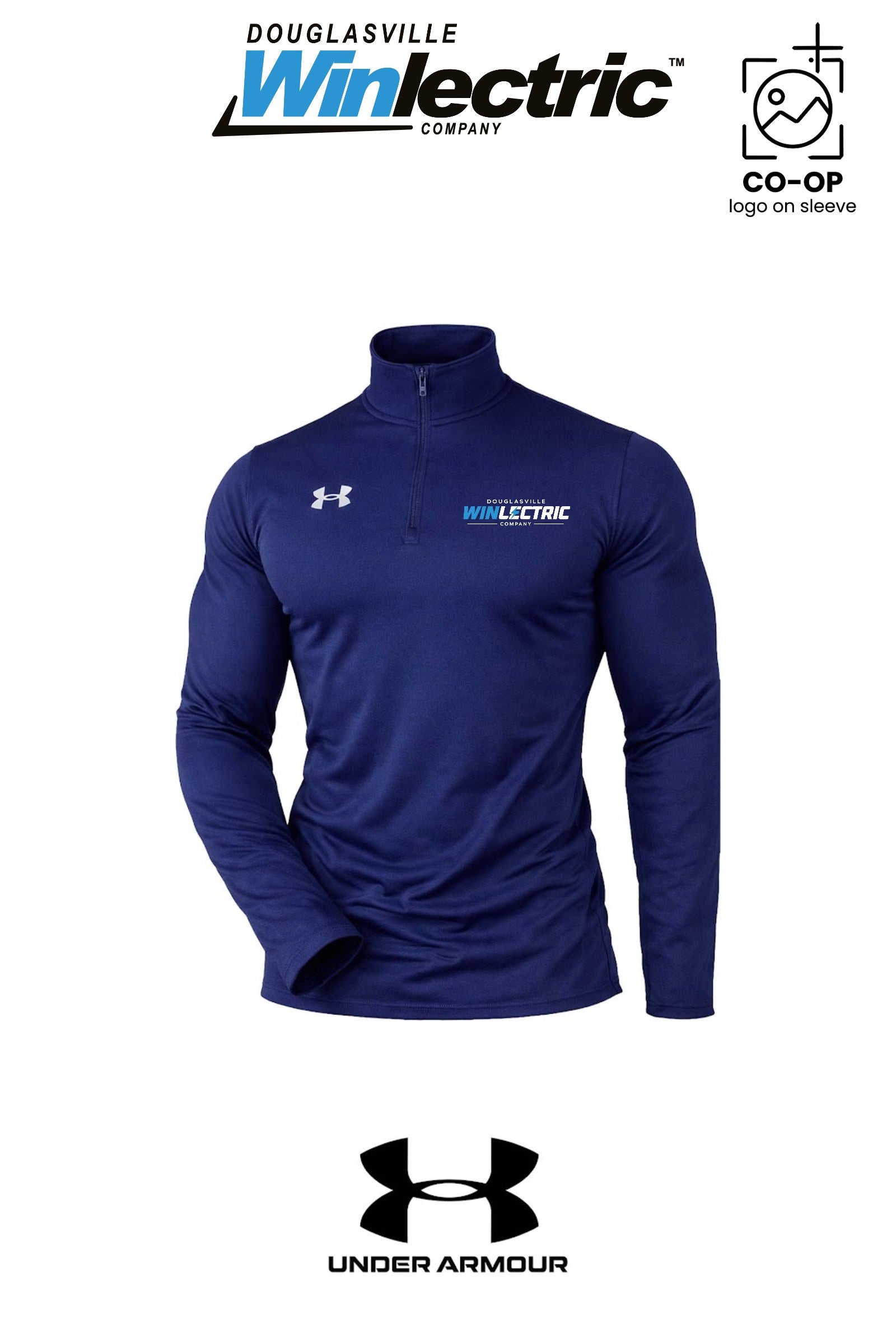 Under Armour Mens Team Tech™ Quarter-Zip Pullover - Douglasville Winlectric