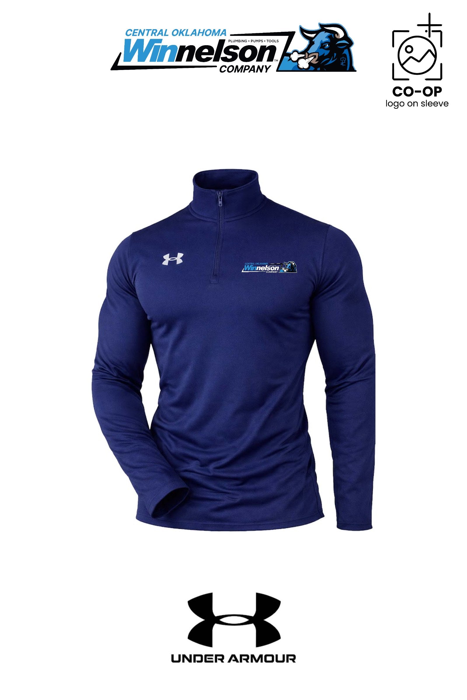 Under Armour Mens Team Tech™ Quarter-Zip Pullover - Winnelson Central Oklahoma