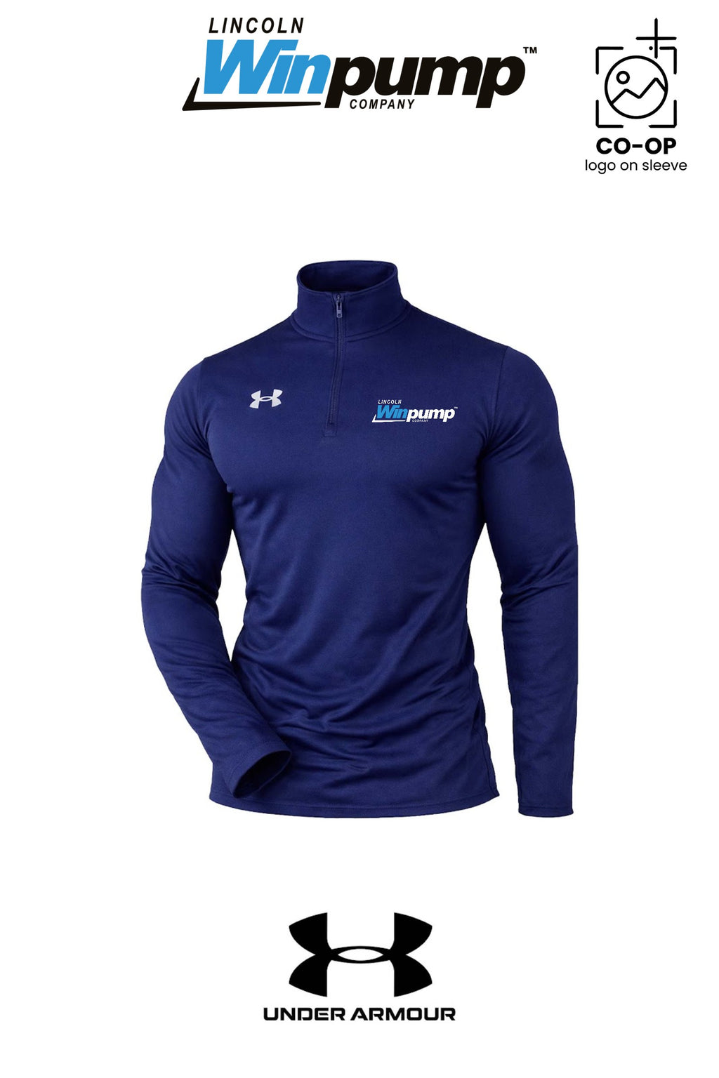 Under Armour Mens Team Tech™ Quarter-Zip Pullover - Lincoln Winpump