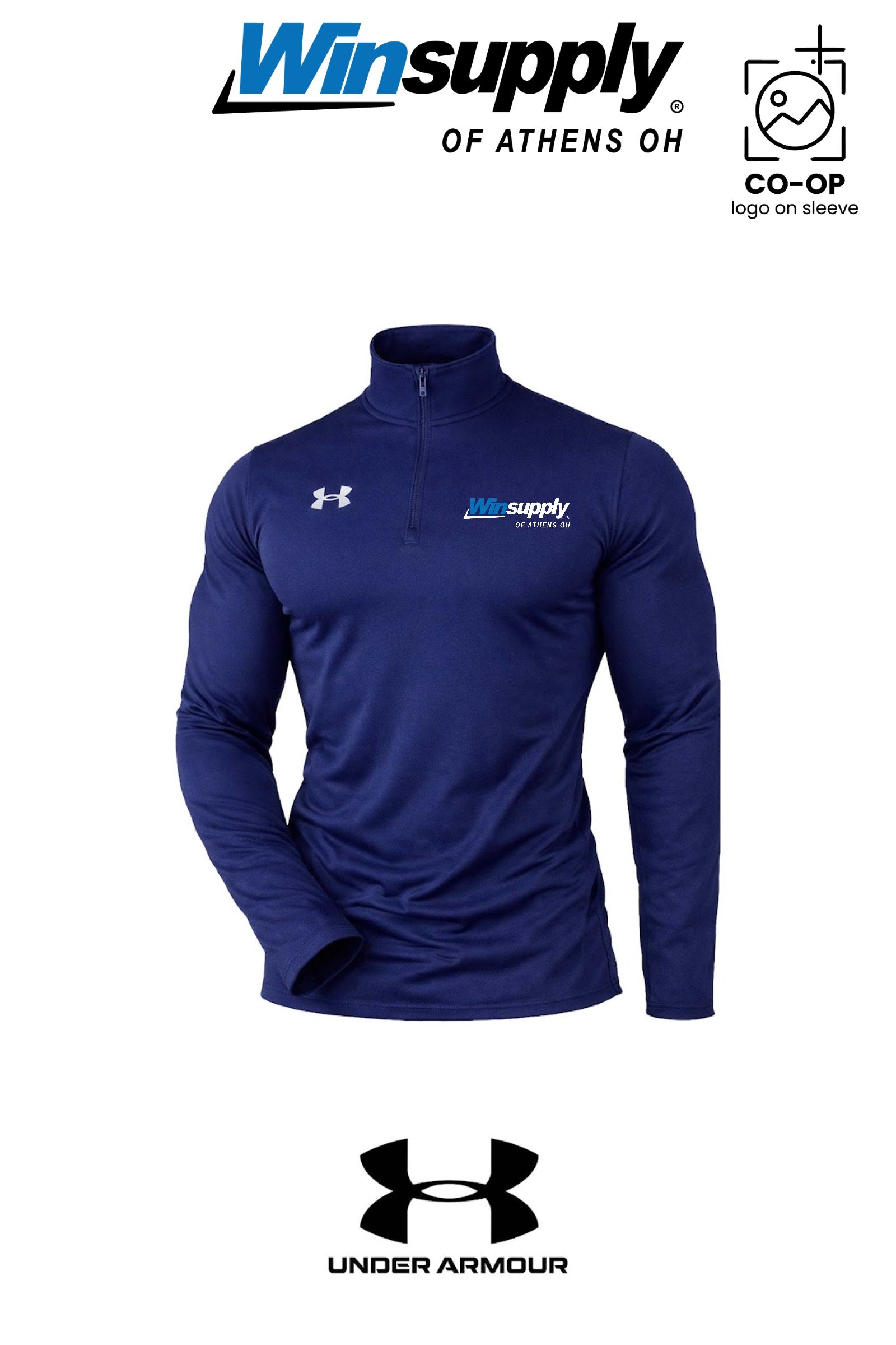 Under Armour Mens Team Tech™ Quarter-Zip Pullover - Winsupply of Athens OH
