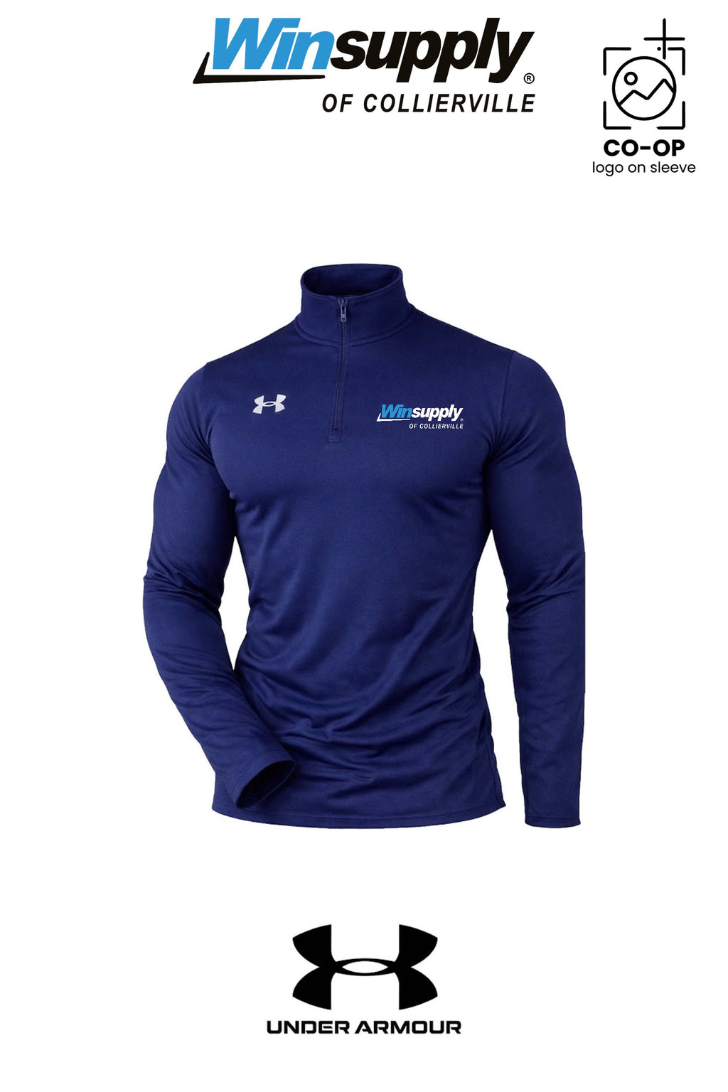 Under Armour Mens Team Tech™ Quarter-Zip Pullover - Winsupply of Collierville