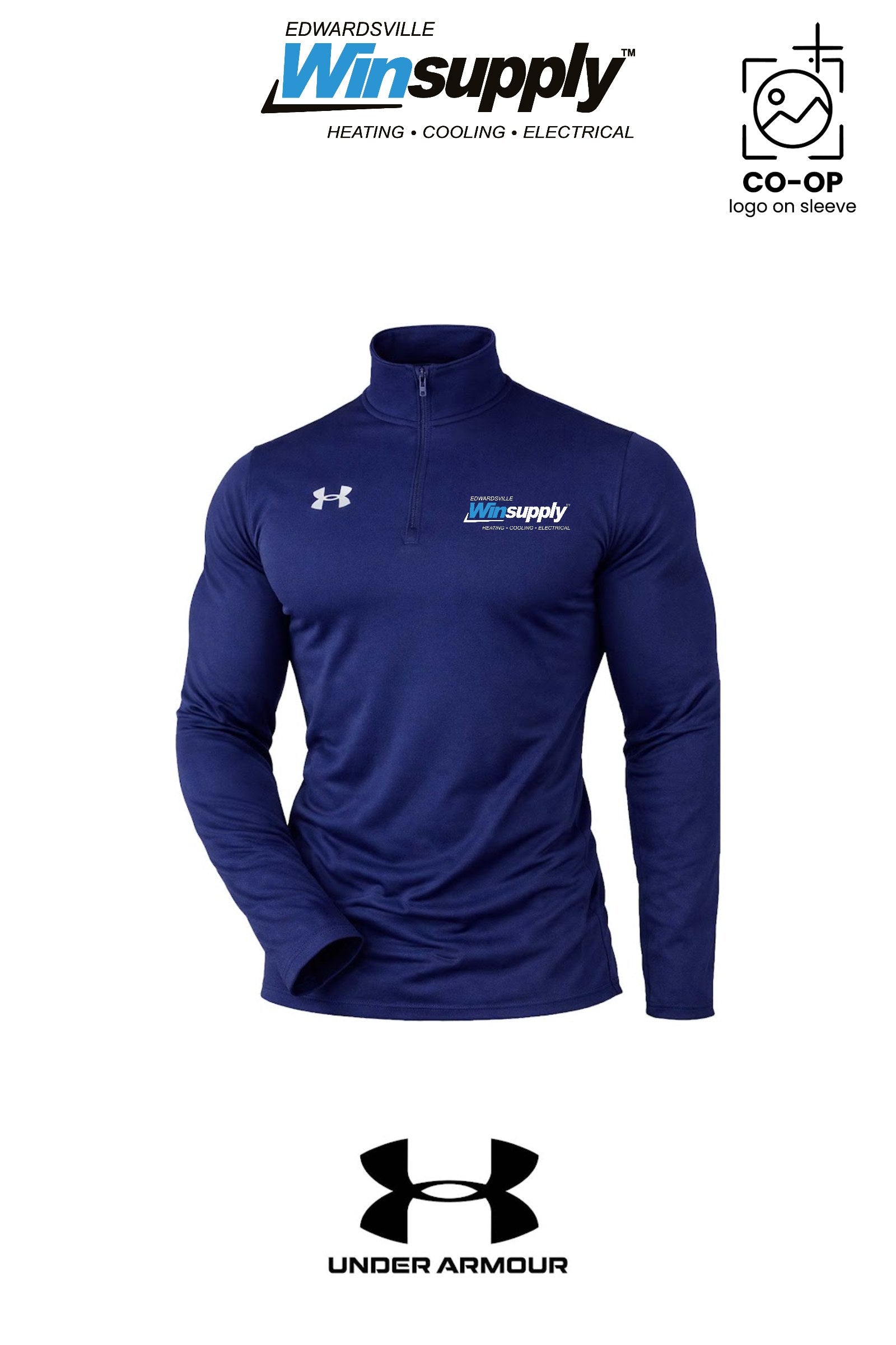 Under Armour Mens Team Tech™ Quarter-Zip Pullover - Edwardsville Winsupply