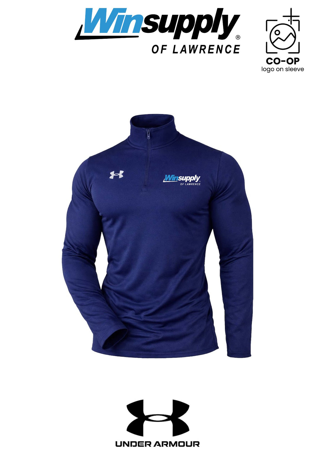 Under Armour Mens Team Tech™ Quarter-Zip Pullover - Winsupply of Lawrence