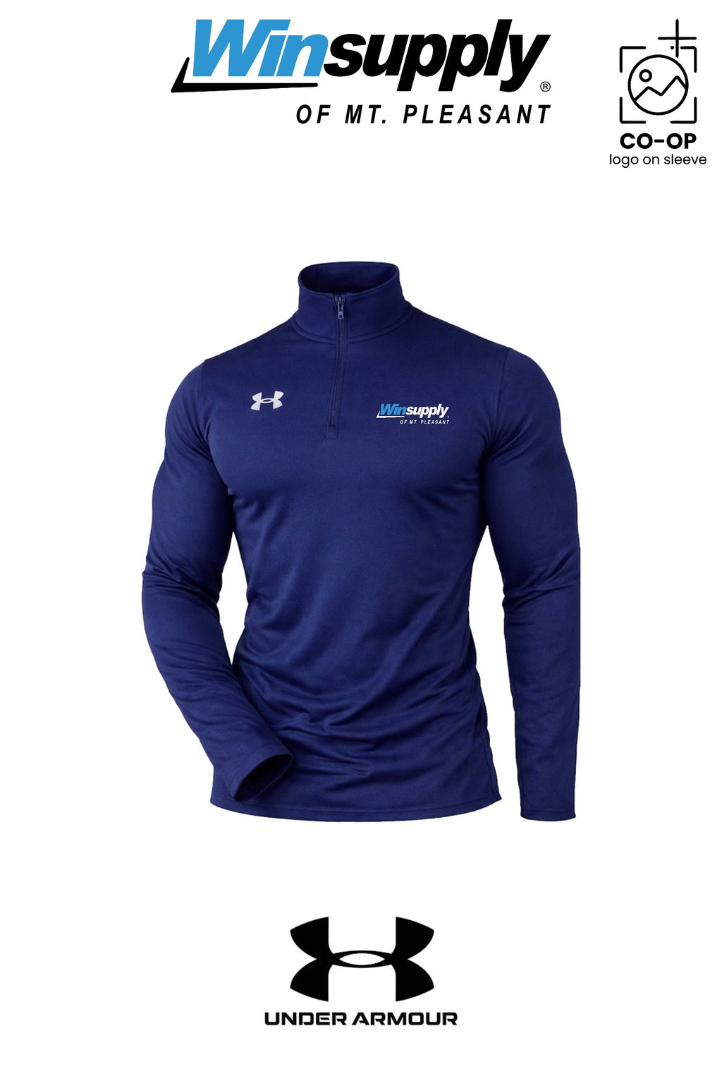 Under Armour Mens Team Tech™ Quarter-Zip Pullover - Winsupply of Mt. Pleasant