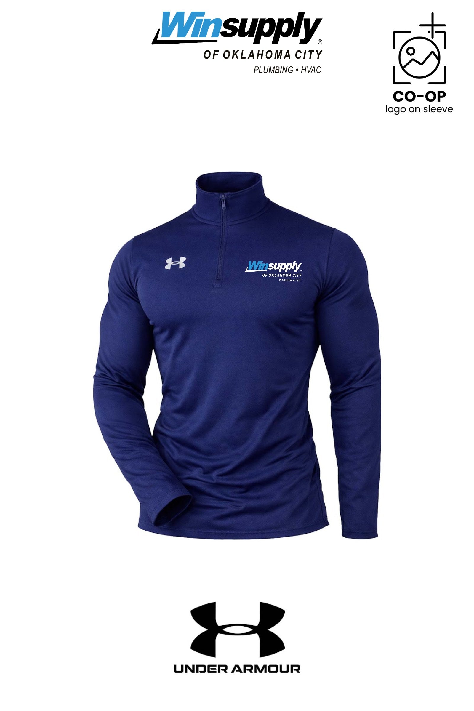 Under Armour Mens Team Tech™ Quarter-Zip Pullover - Winsupply of Oklahoma City