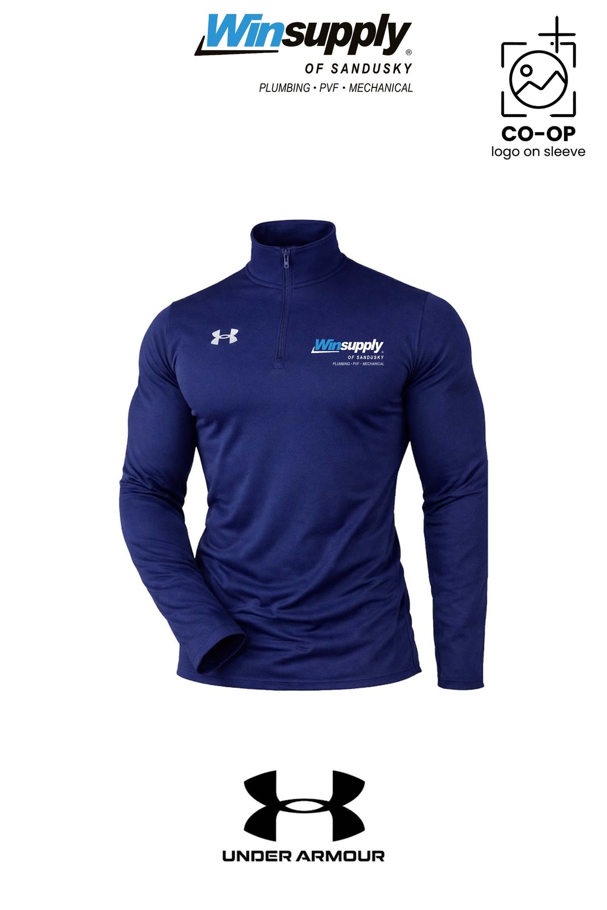 Under Armour Mens Team Tech™ Quarter-Zip Pullover - Winsupply of Sandusky
