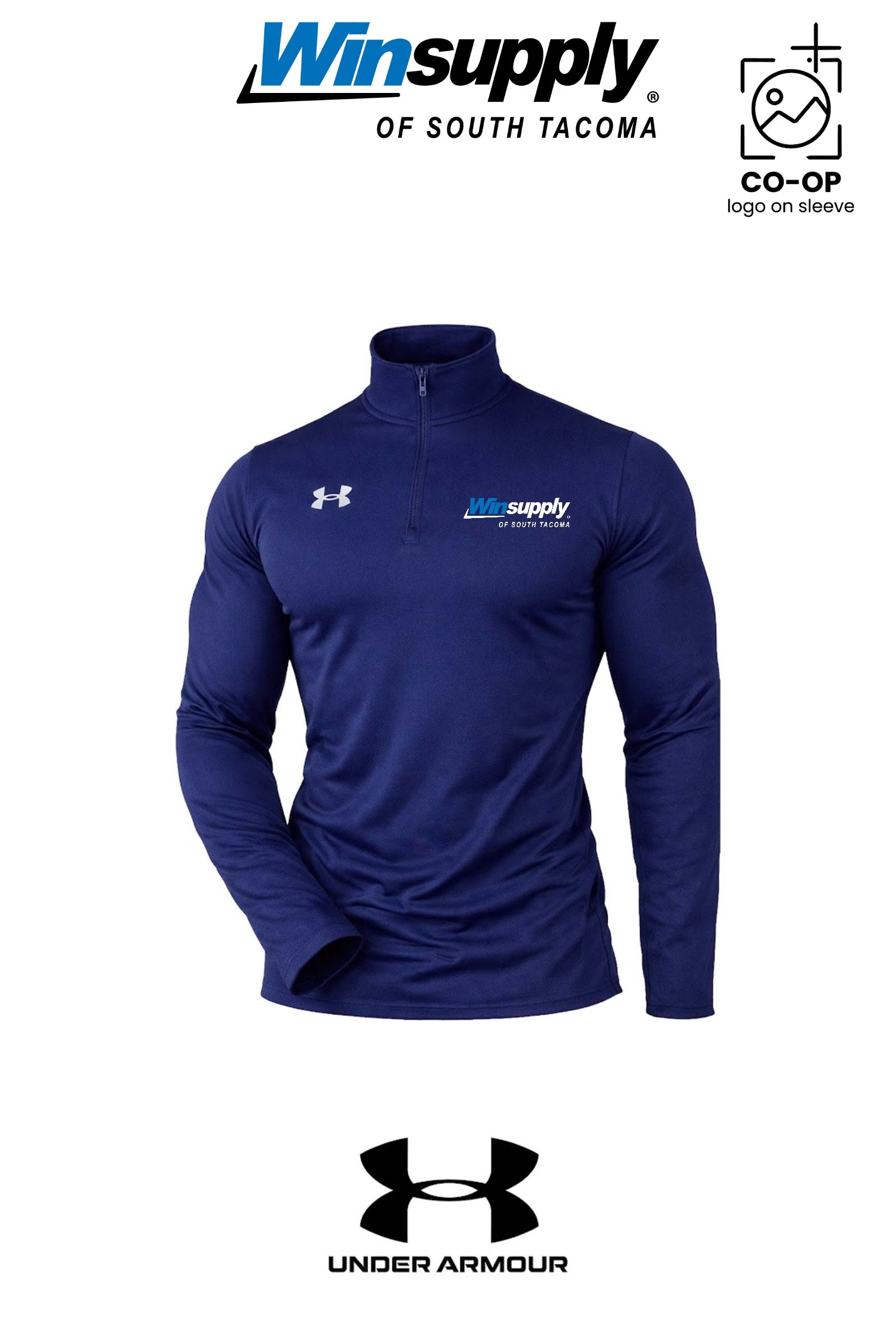 Under Armour Mens Team Tech™ Quarter-Zip Pullover - Winsupply of South Tacoma