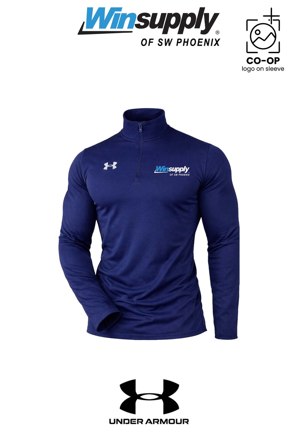Under Armour Mens Team Tech™ Quarter-Zip Pullover - Winsupply of SW Phoenix
