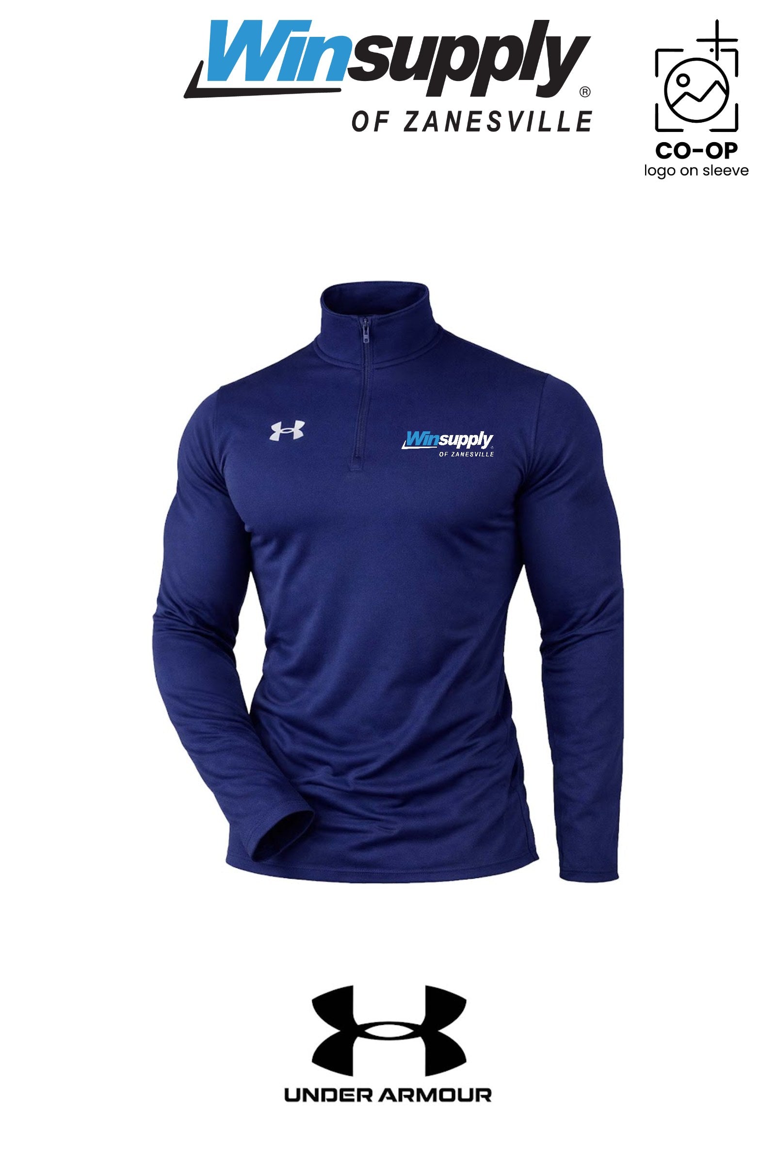 Under Armour Mens Team Tech™ Quarter-Zip Pullover - Winsupply of Zanesville