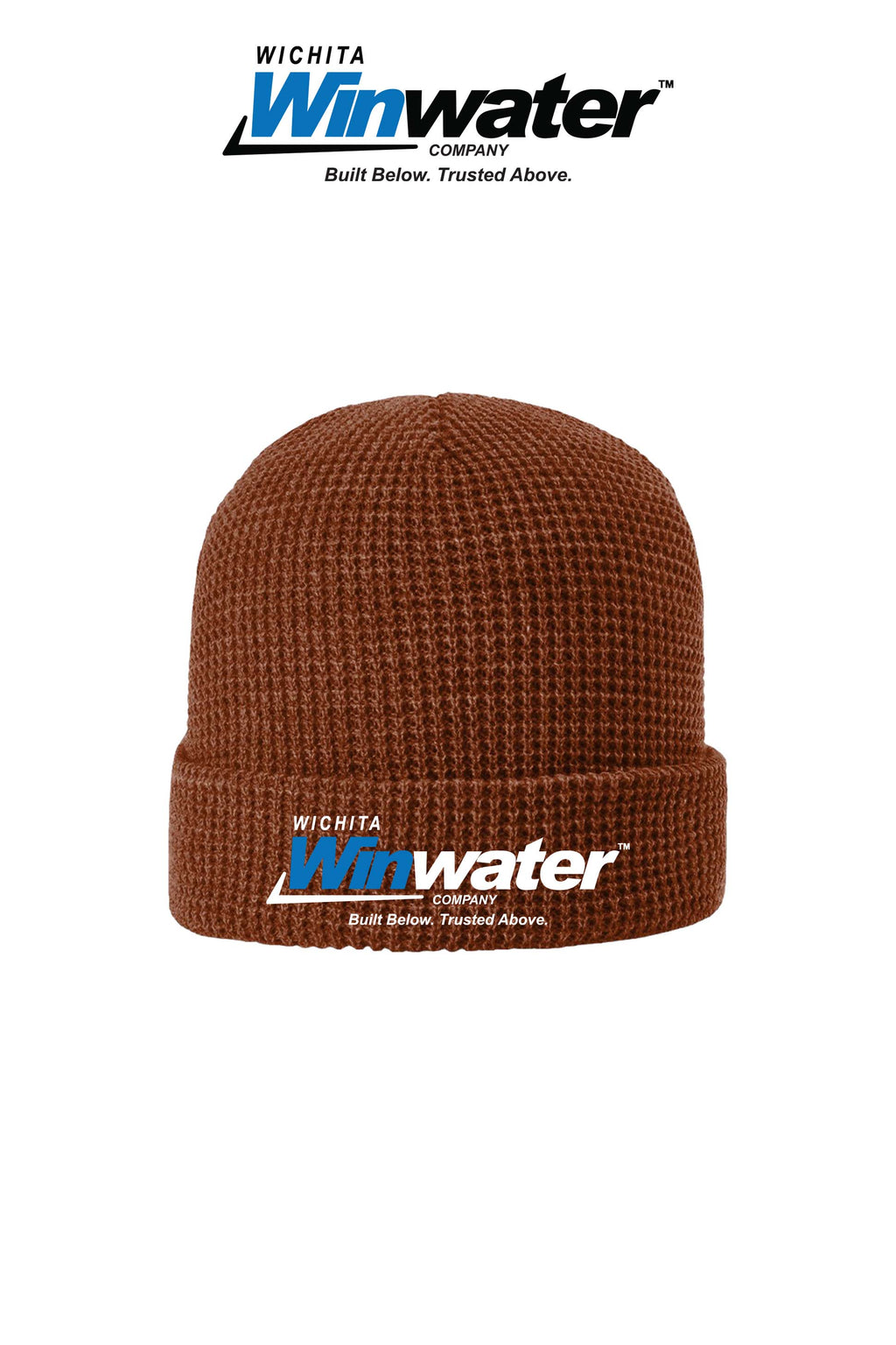 Richardson Waffle Knit Beanie With Cuff - Wichita Winwater