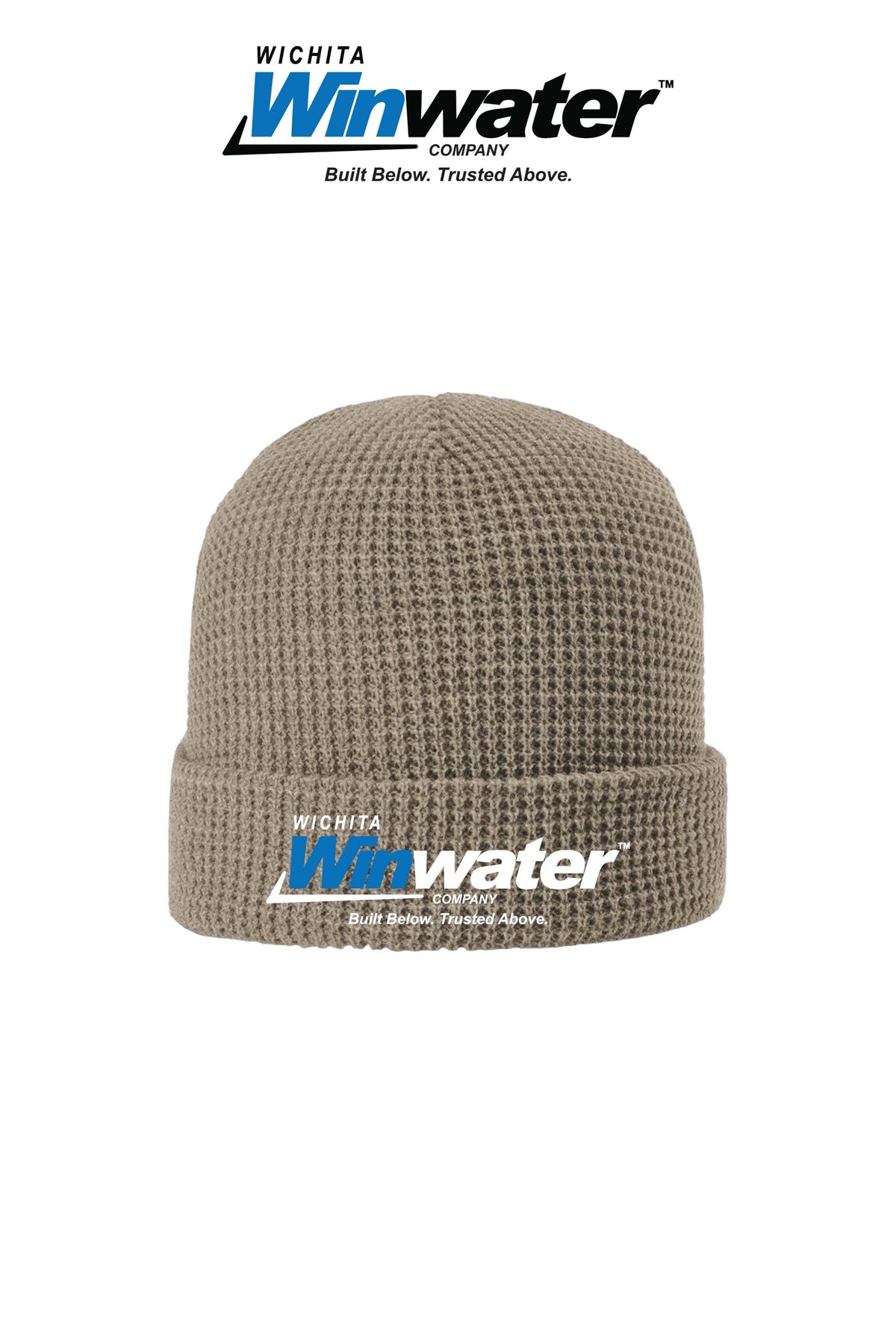 Richardson Waffle Knit Beanie With Cuff - Wichita Winwater
