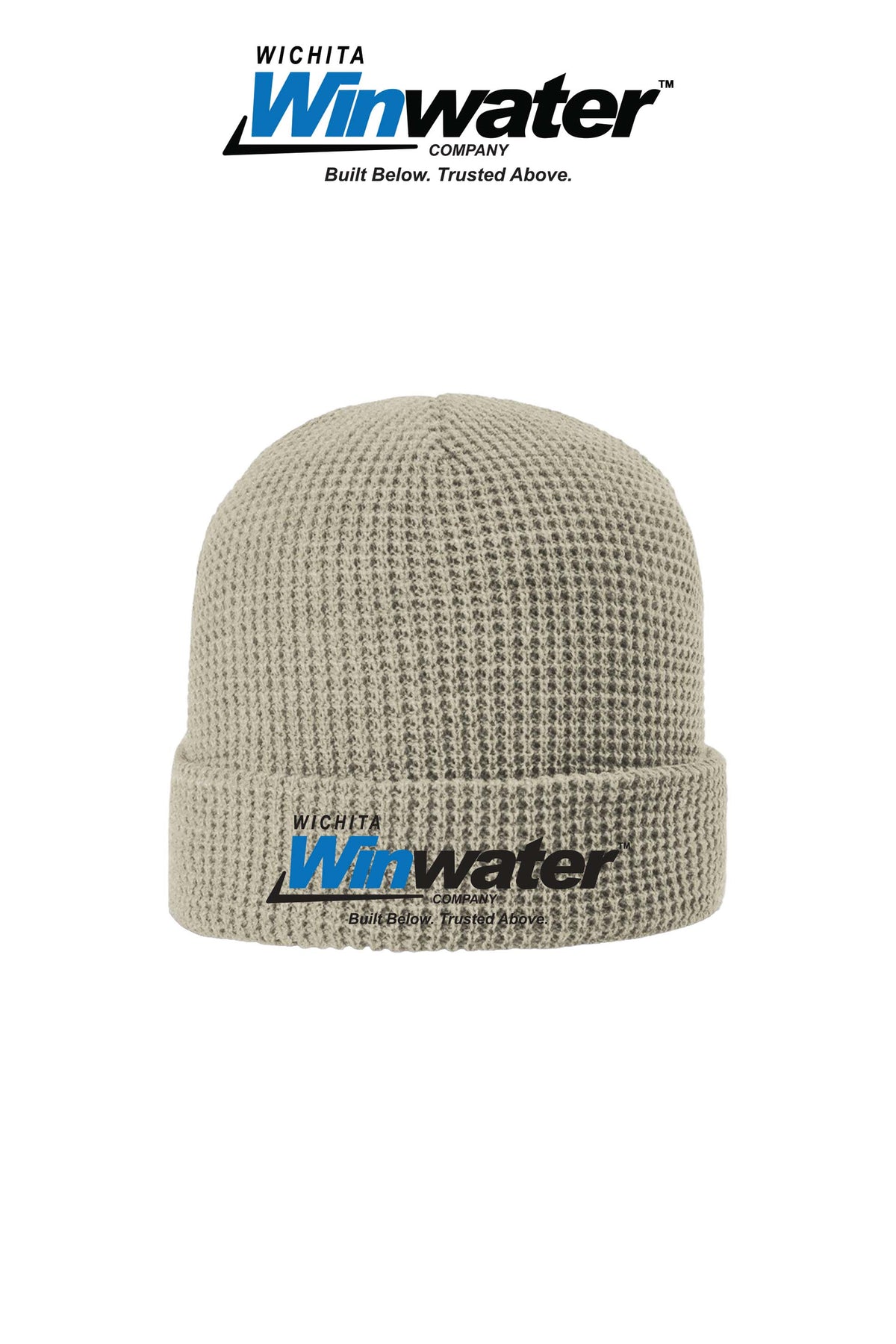 Richardson Waffle Knit Beanie With Cuff - Wichita Winwater