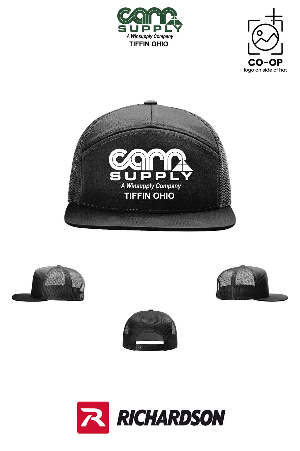 Richardson 168 Seven-Panel Trucker - Carr Supply - Tiffin