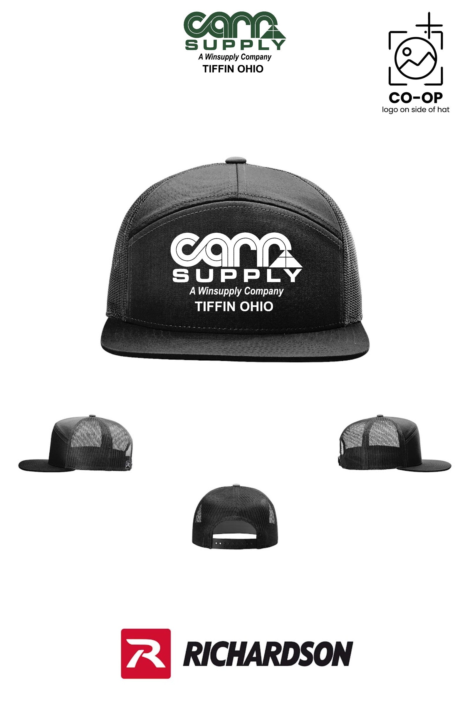 Richardson 168 Seven-Panel Trucker - Carr Supply - Tiffin