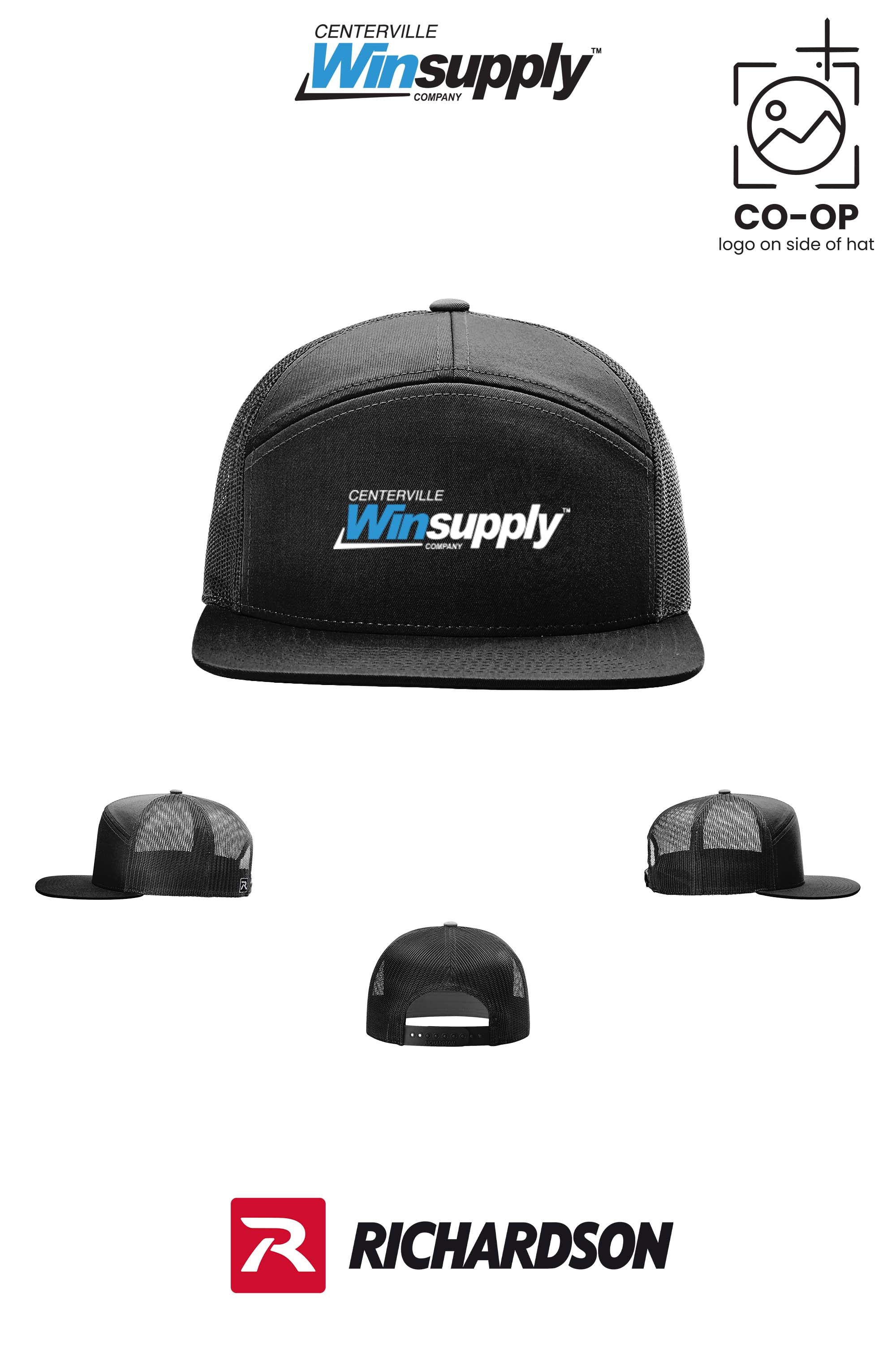 Richardson 168 Seven-Panel Trucker- Winsupply Centerville OH