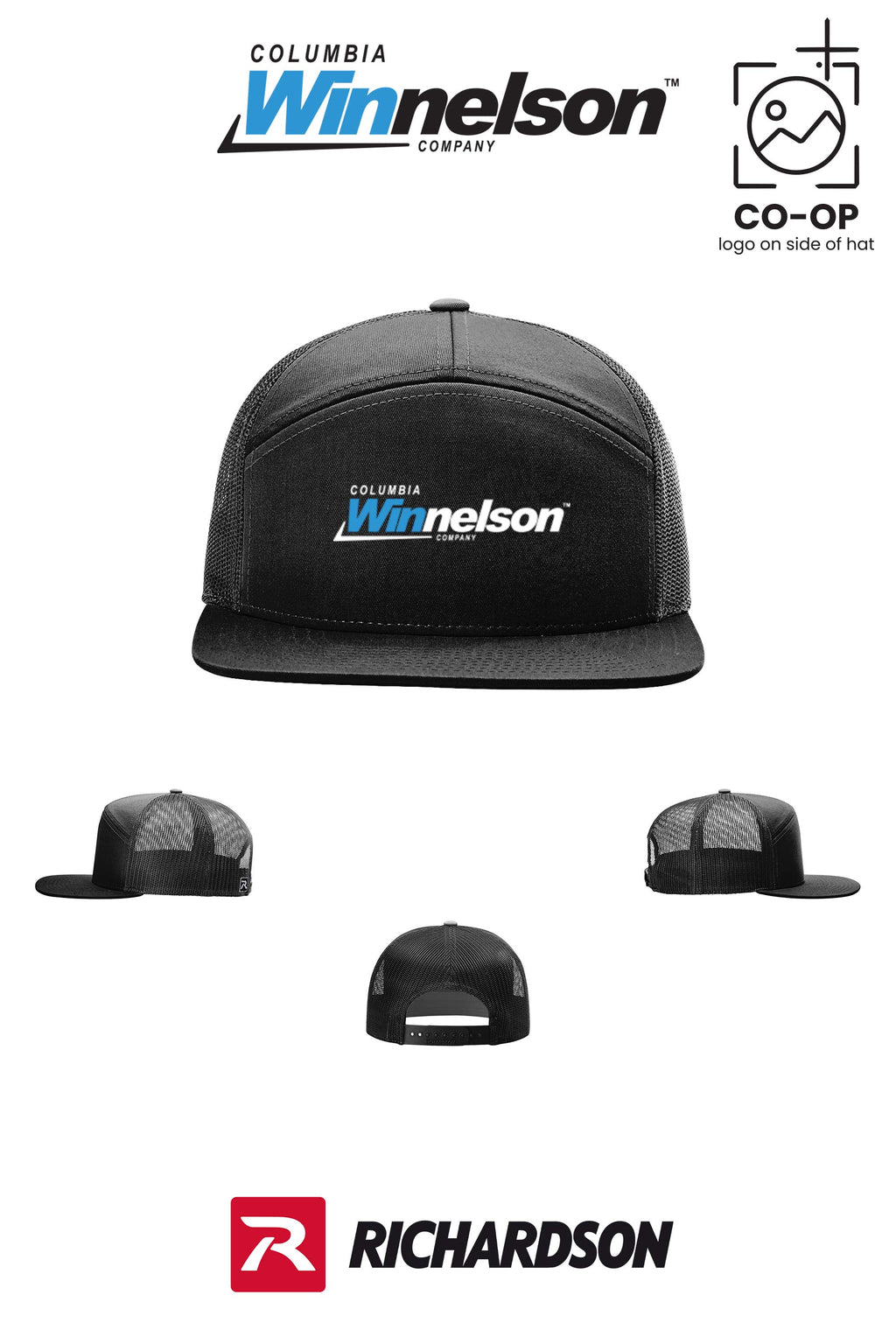 Richardson 168 Seven-Panel Trucker- Columbia MO Winnelson
