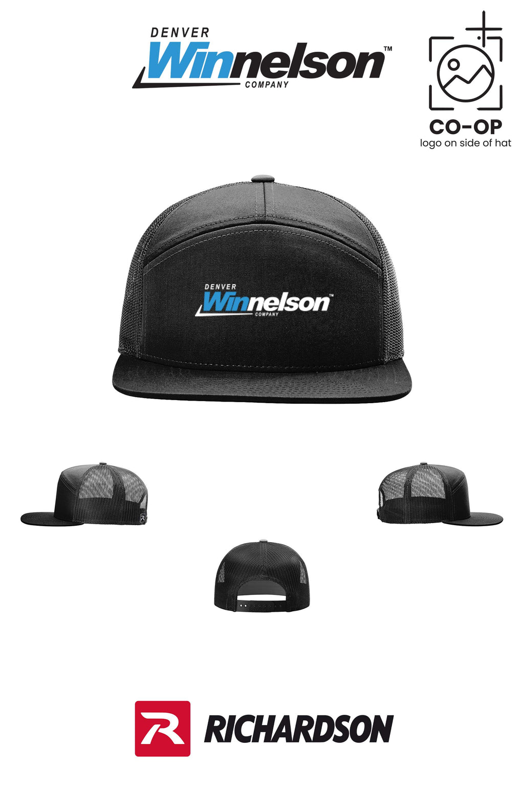 Richardson 168 Seven-Panel Trucker- Denver Winnelson