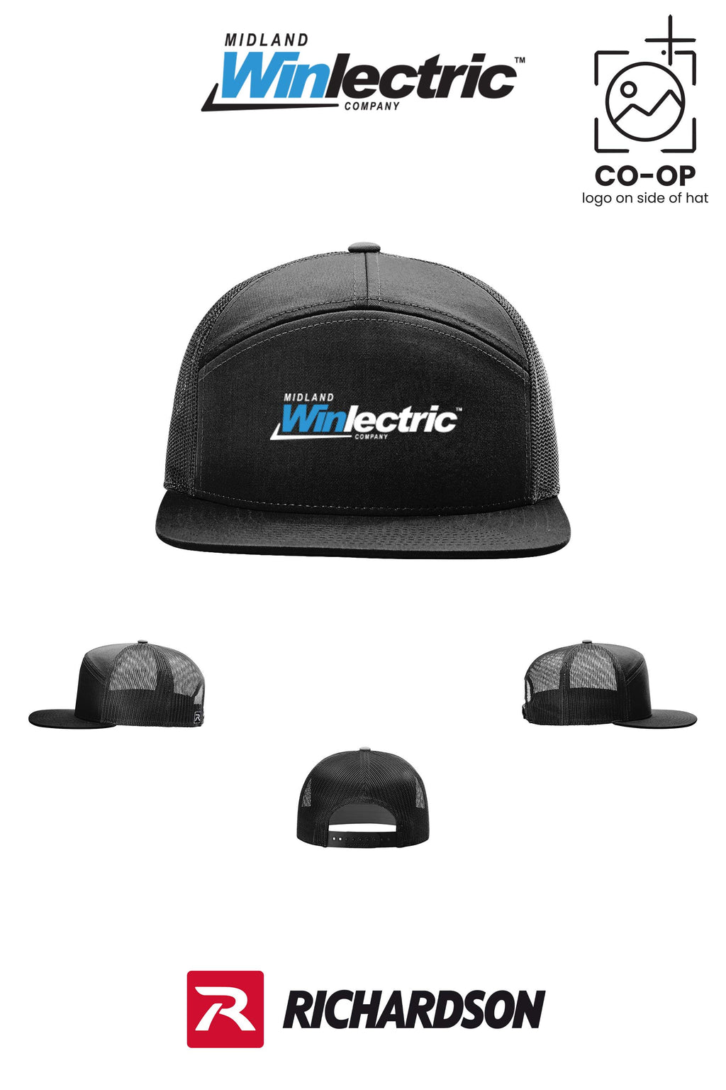 Richardson 168 Seven-Panel Trucker- Winlectric of Midland