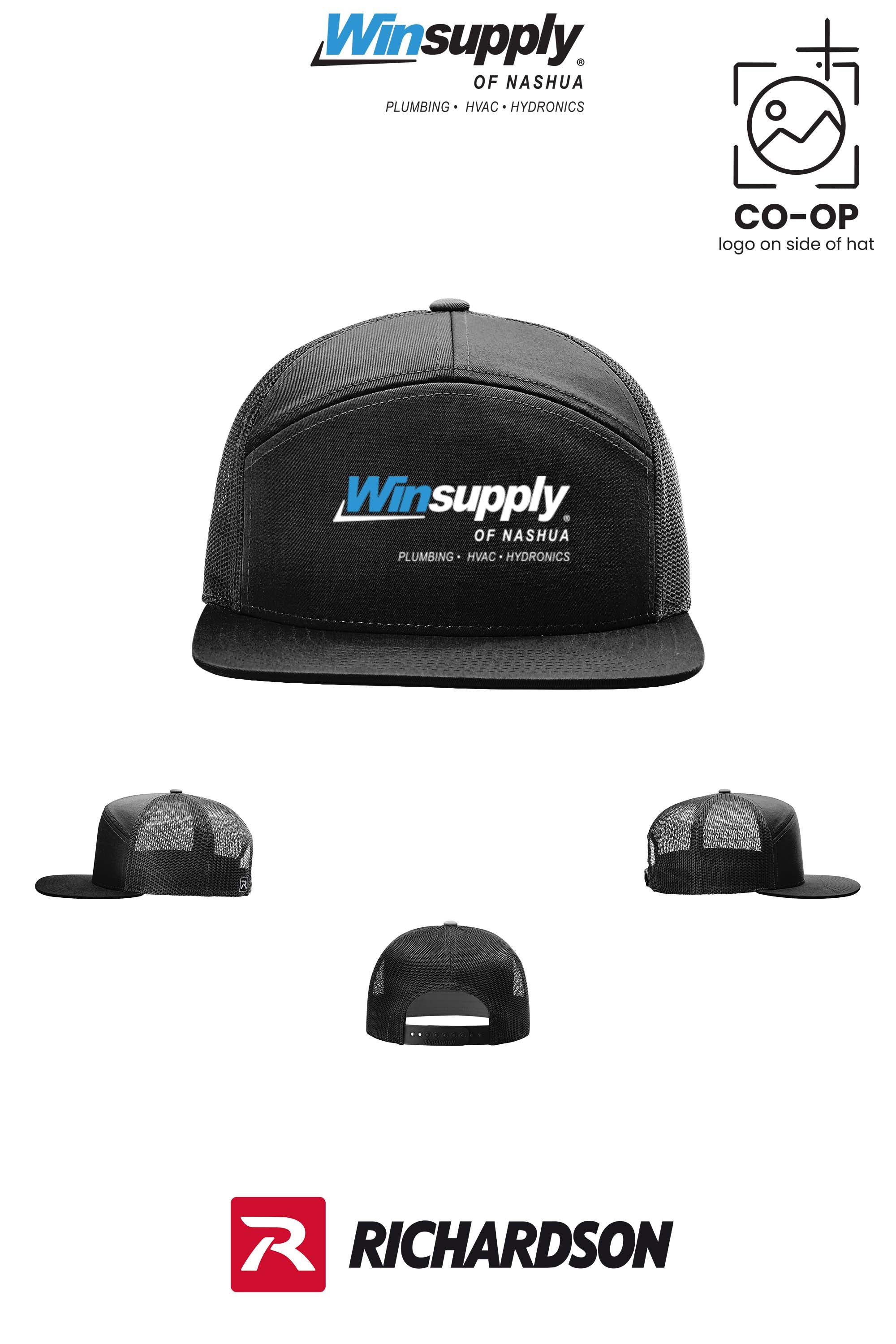 Richardson 168 Seven-Panel Trucker- Winsupply of Nashua