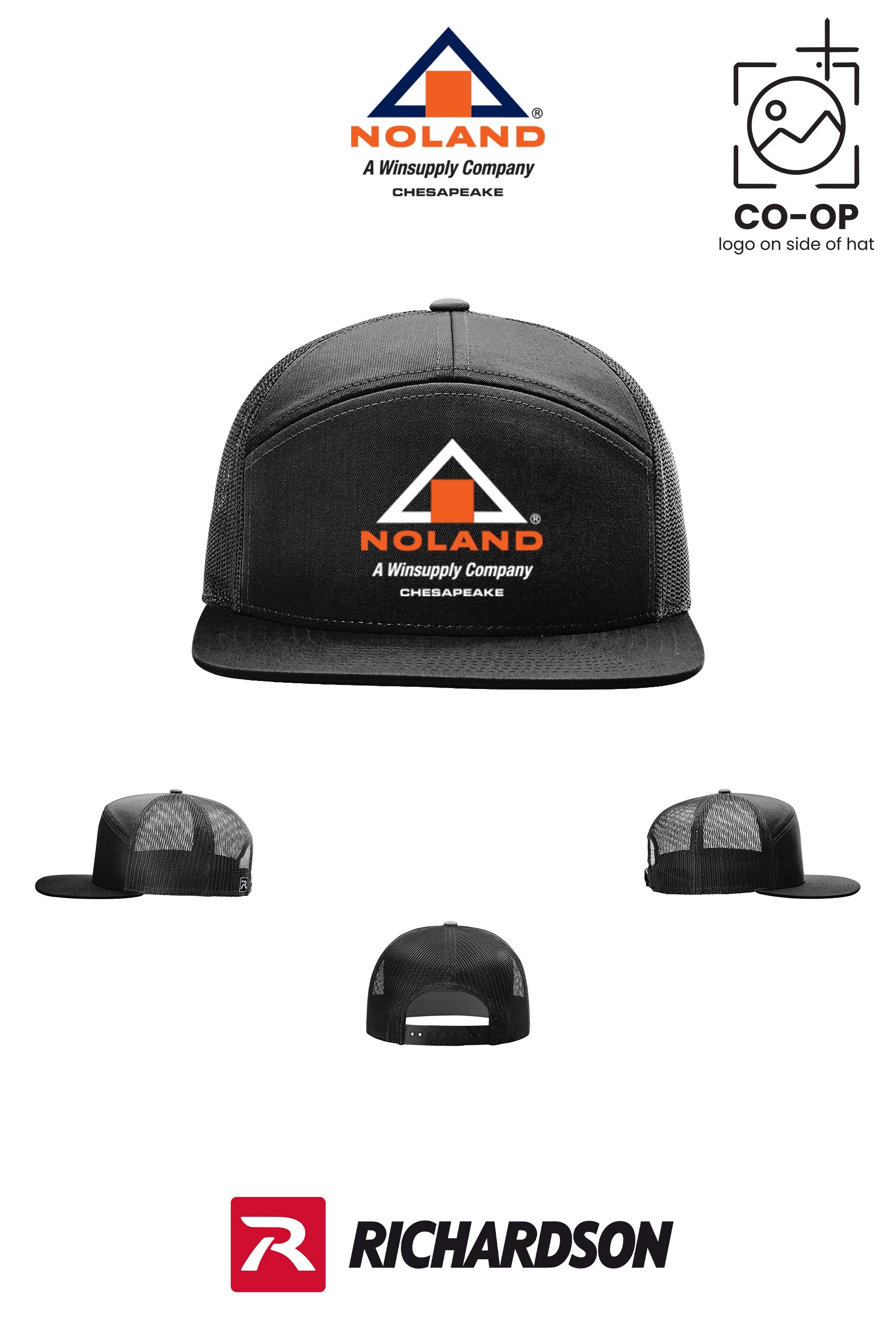 Richardson 168 Seven-Panel Trucker- Noland Company Chesapeake