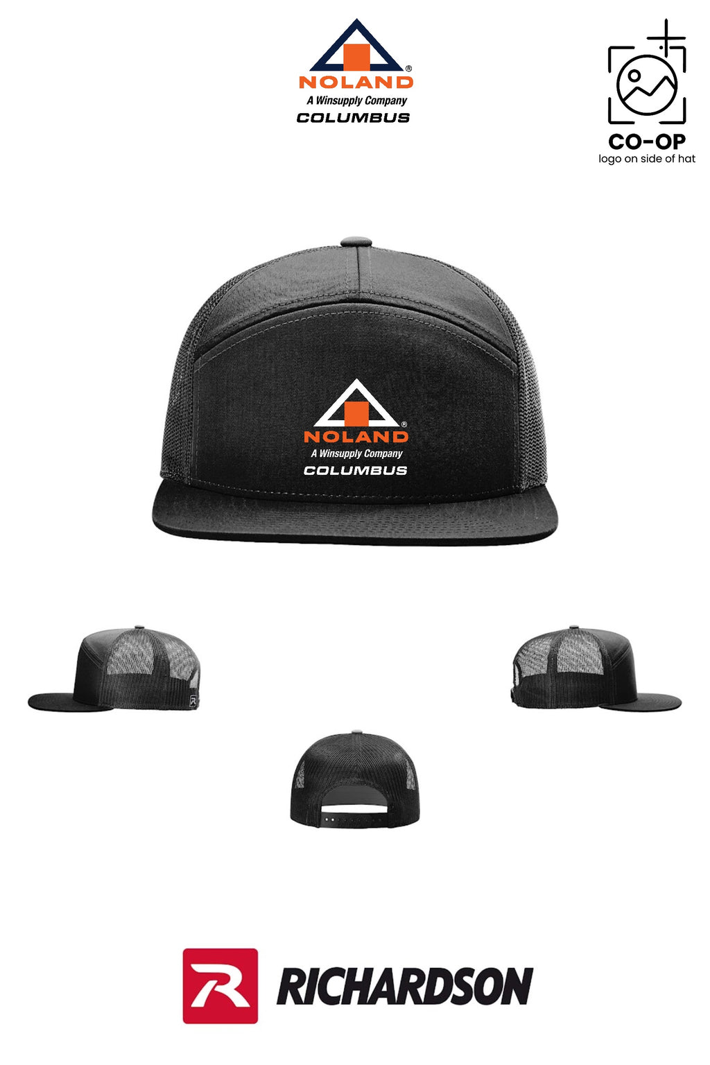 Richardson 168 Seven-Panel Trucker - Columbus Noland