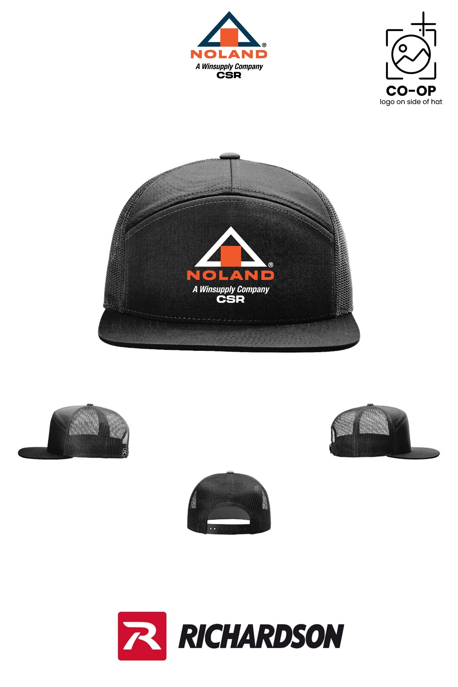 Richardson 168 Seven-Panel Trucker - Noland CSR