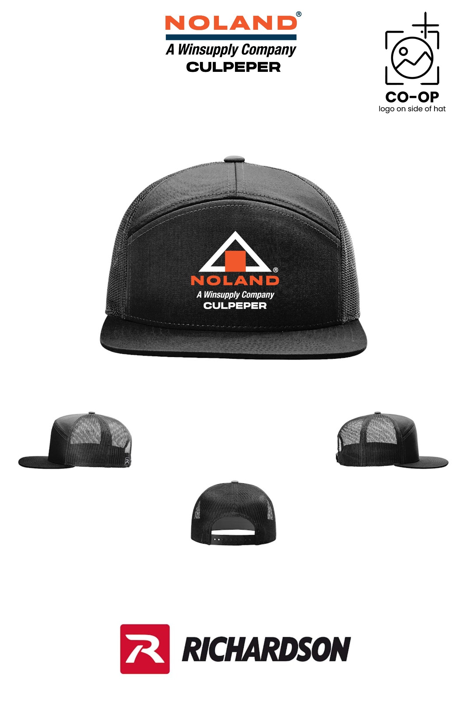 Richardson 168 Seven-Panel Trucker - Culpeper Noland