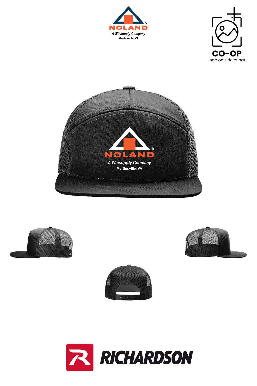 Richardson 168 Seven-Panel Trucker - Martinsville Noland