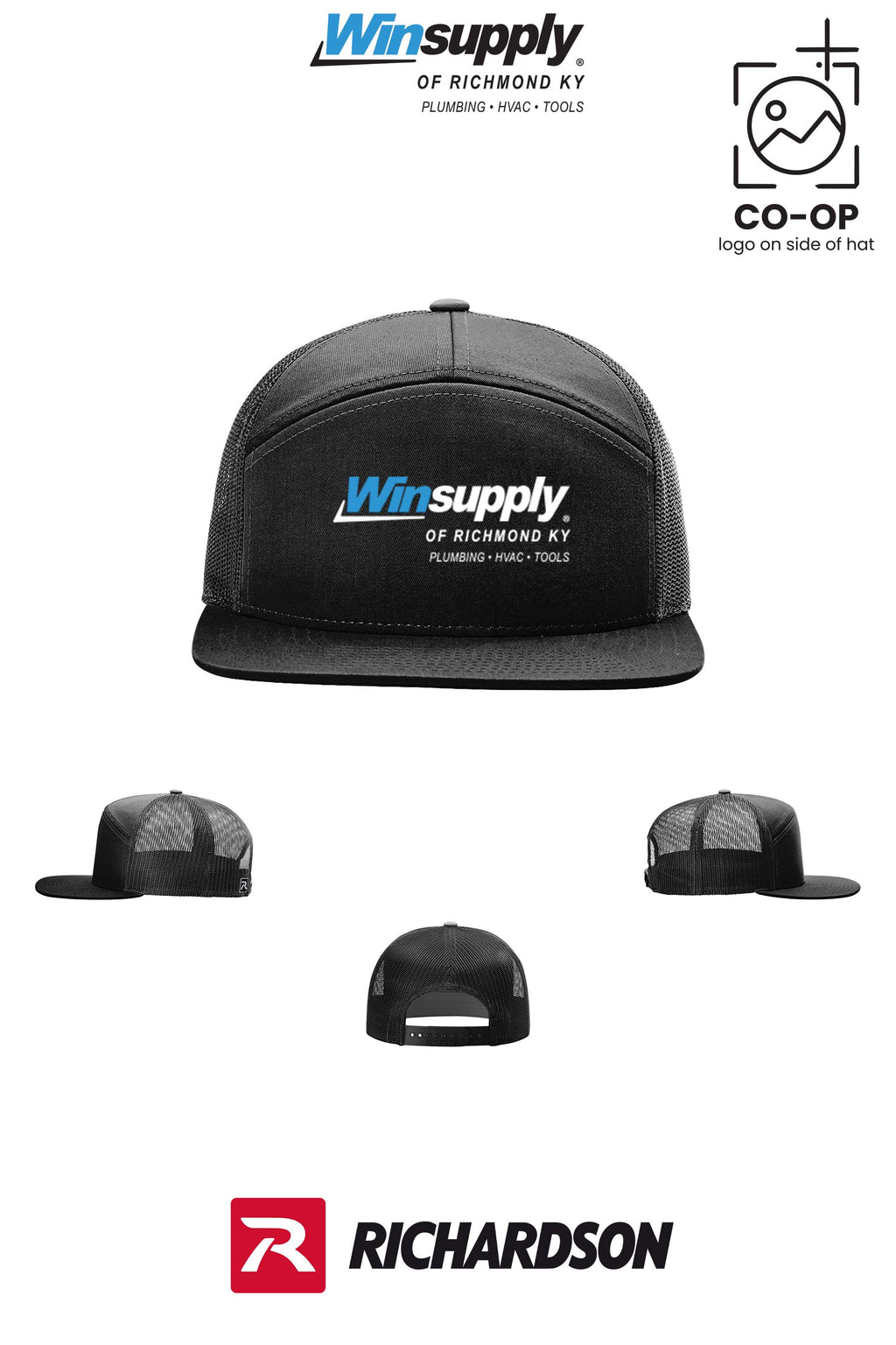 Richardson 168 Seven-Panel Trucker- Winsupply of Richmond KY
