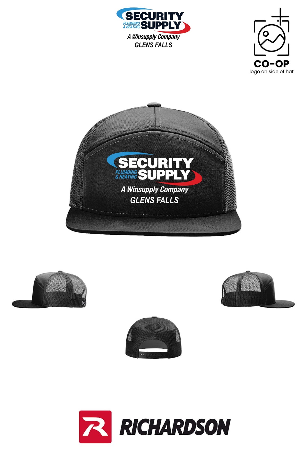 Richardson 168 Seven-Panel Trucker - SPHS Glens Falls