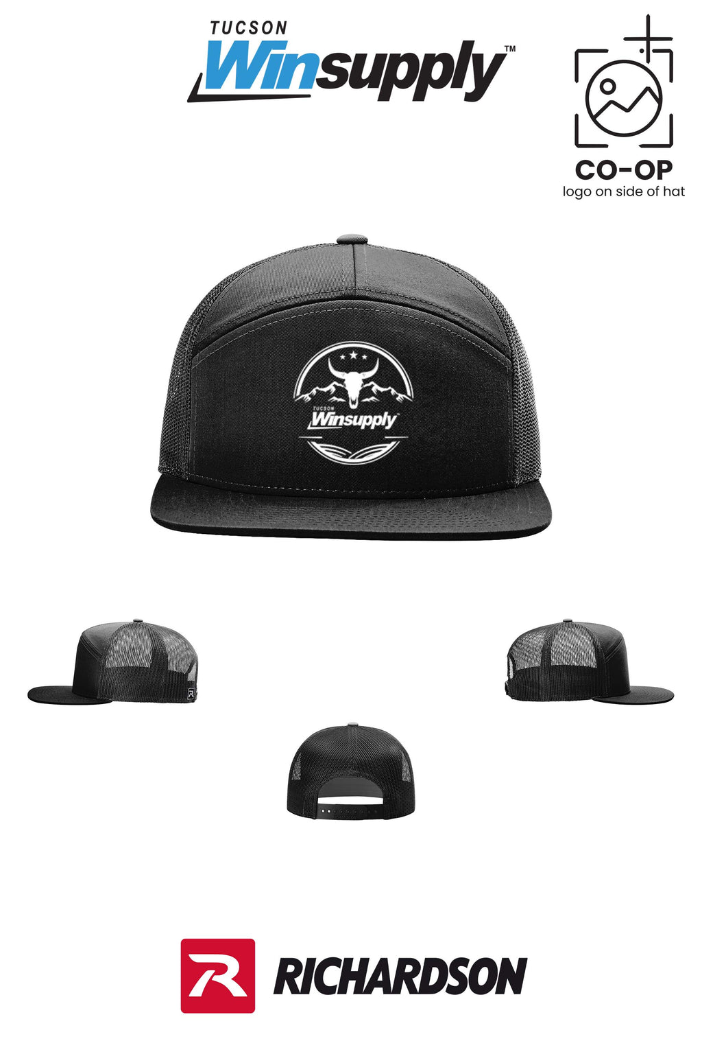Richardson 168 Seven-Panel Trucker- Winsupply Tucson AZ