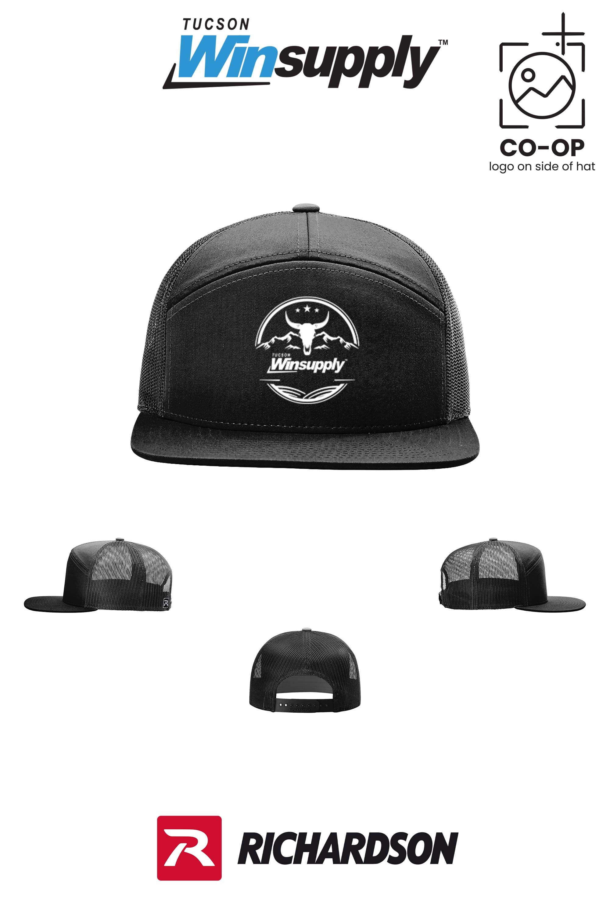 Richardson 168 Seven-Panel Trucker- Winsupply Tucson AZ