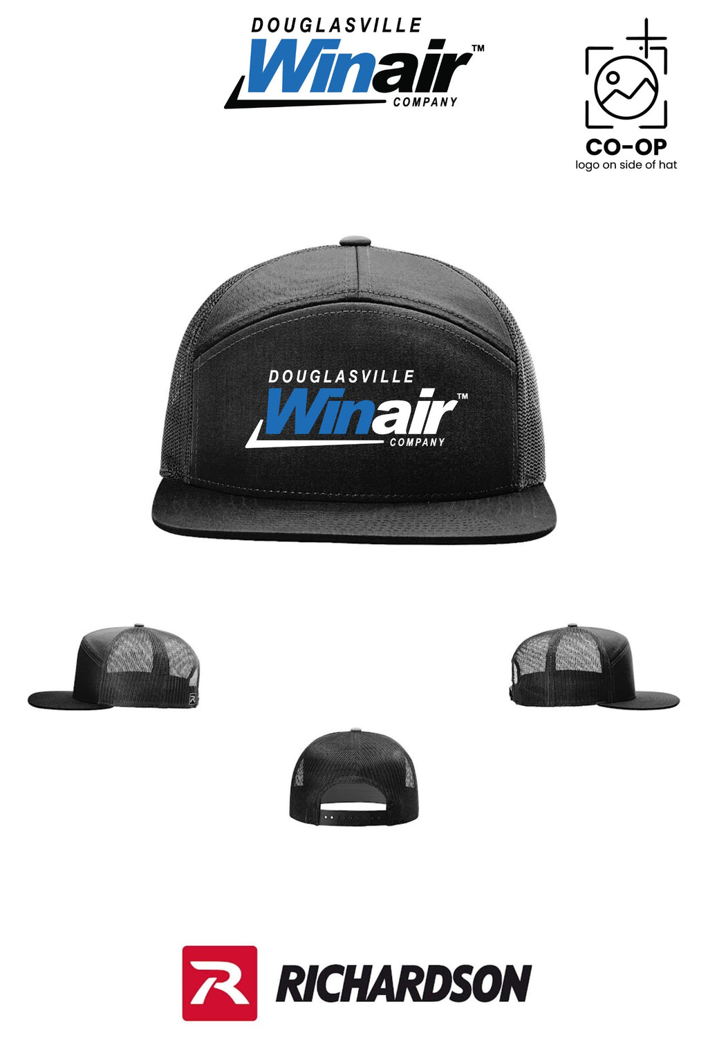 Richardson 168 Seven-Panel Trucker - Douglasville Winair