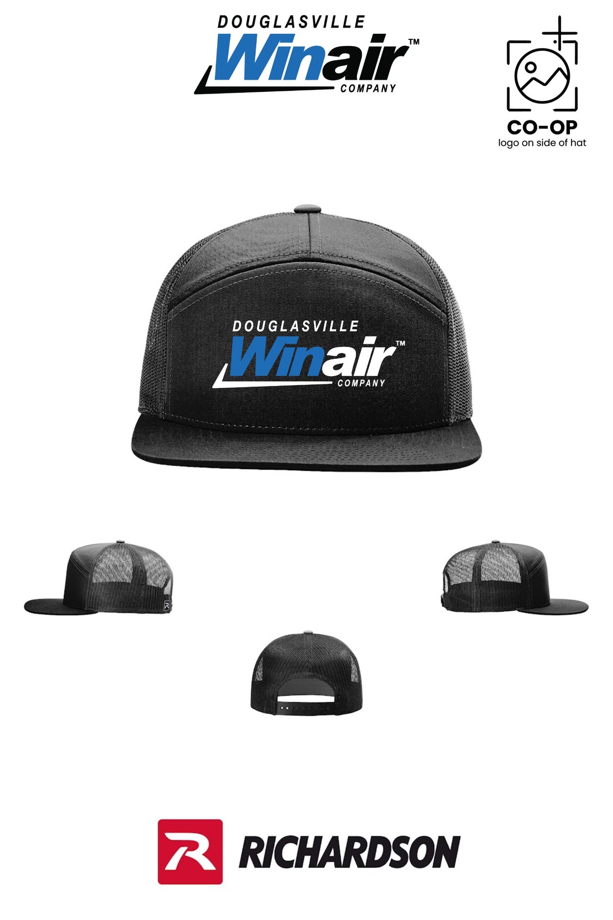 Richardson 168 Seven-Panel Trucker - Douglasville Winair
