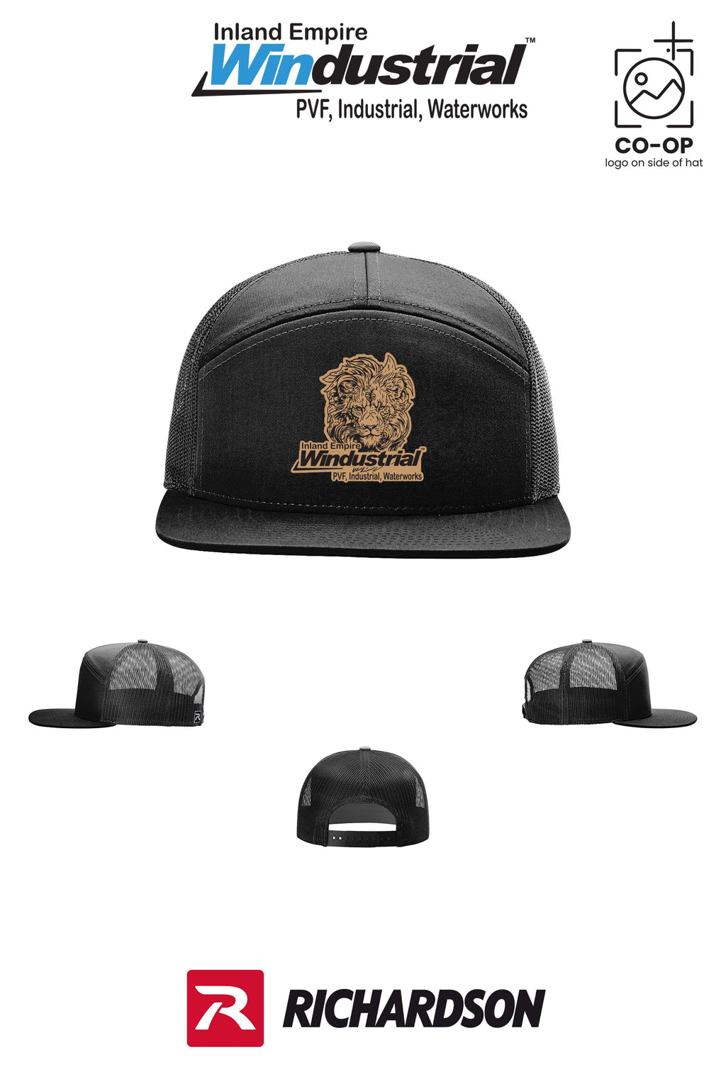 Richardson 168 Seven-Panel Trucker - Inland Empire Windustrial