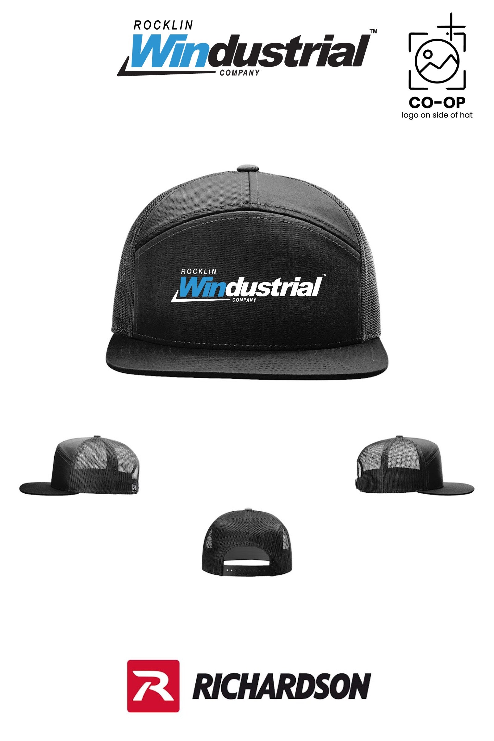 Richardson 168 Seven-Panel Trucker - Rocklin Windustrial