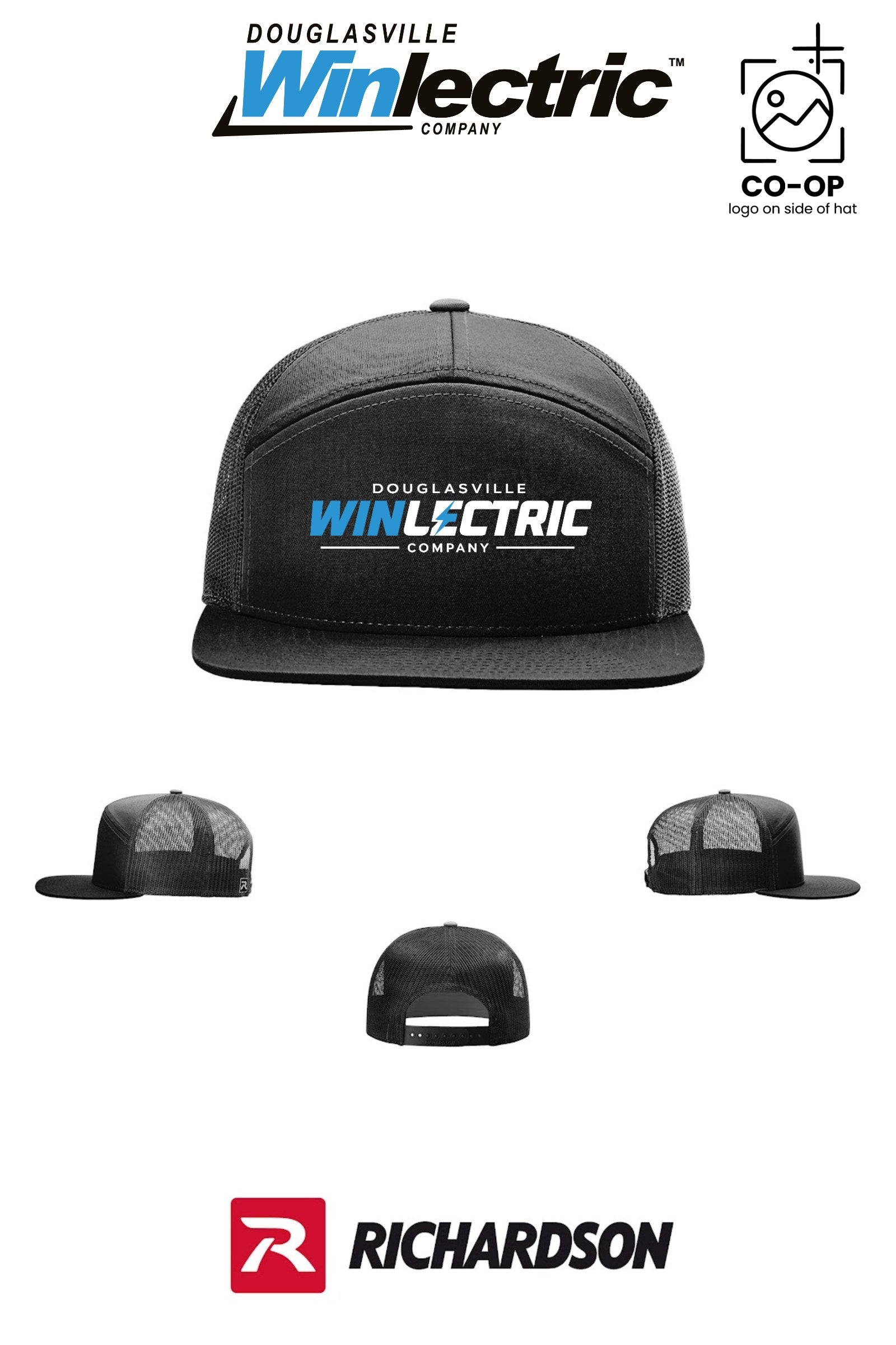 Richardson 168 Seven-Panel Trucker - Douglasville Winlectric
