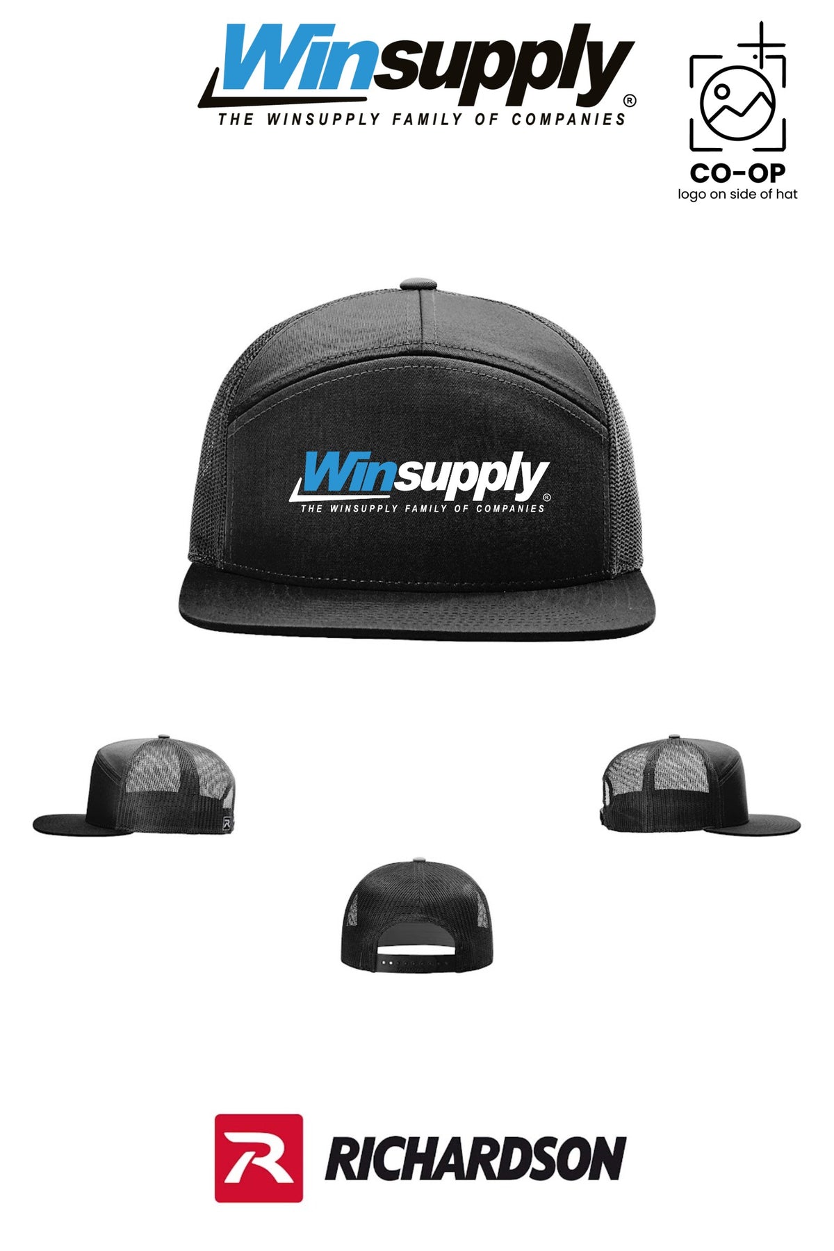 Richardson 168 Seven-Panel Trucker - Winsupply of Coraopolis