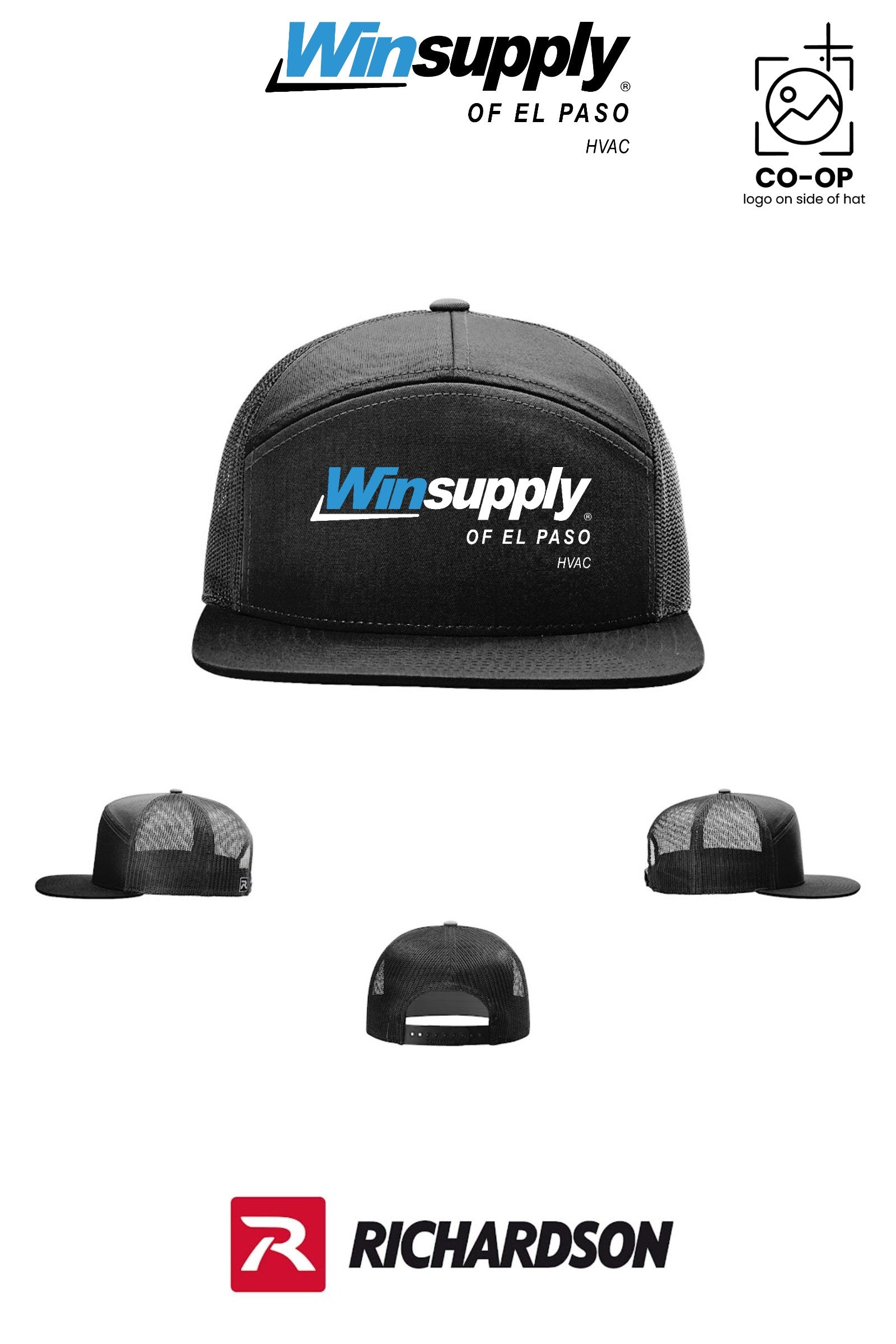 Richardson 168 Seven-Panel Trucker - Winsupply of El Paso