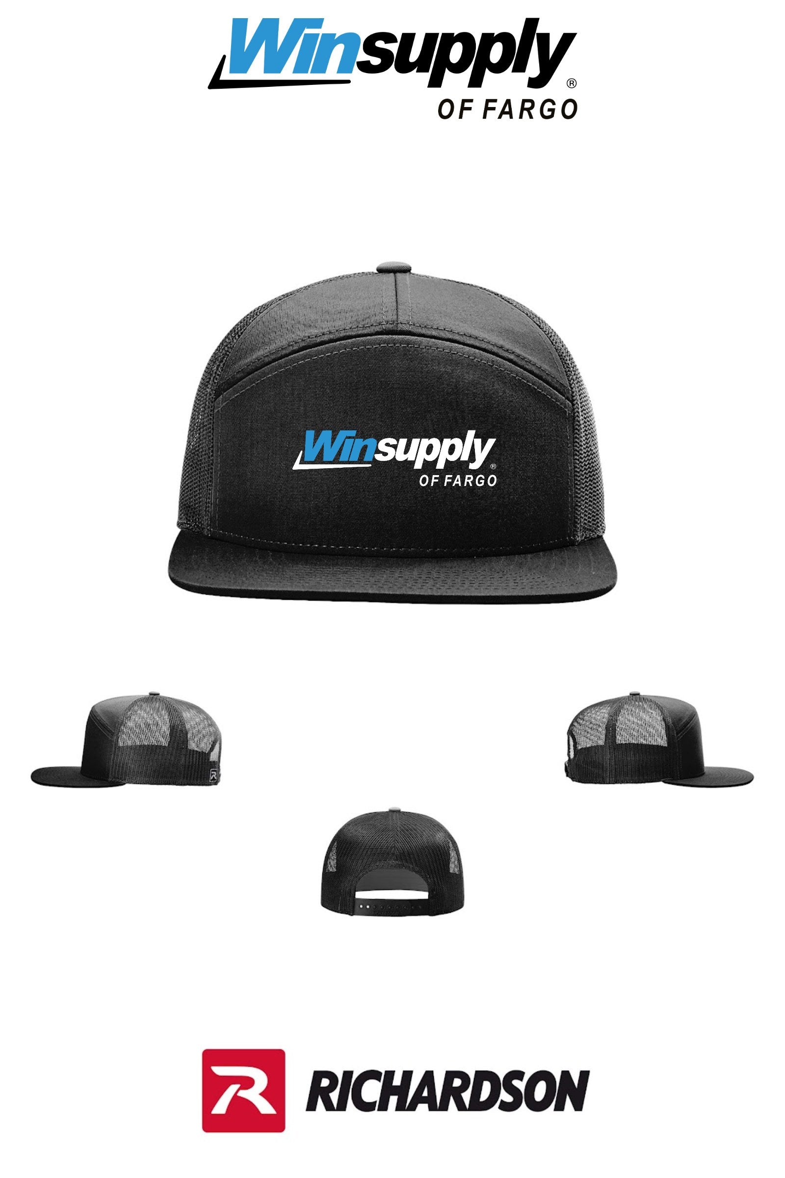 Richardson 168 Seven-Panel Trucker - Winsupply of Fargo