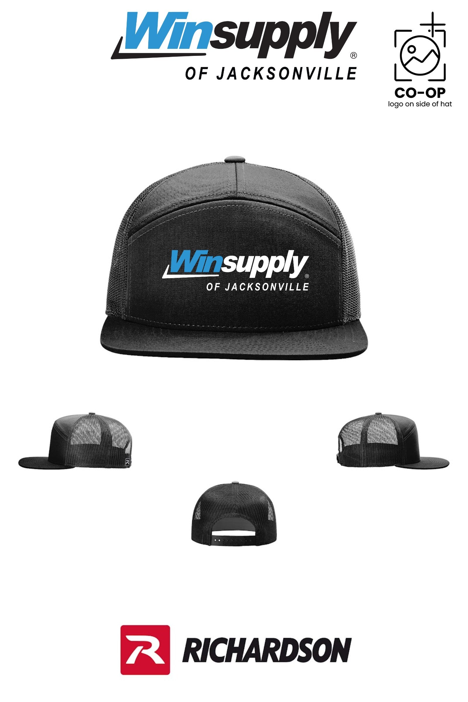 Richardson 168 Seven-Panel Trucker - Winsupply of Jacksonville