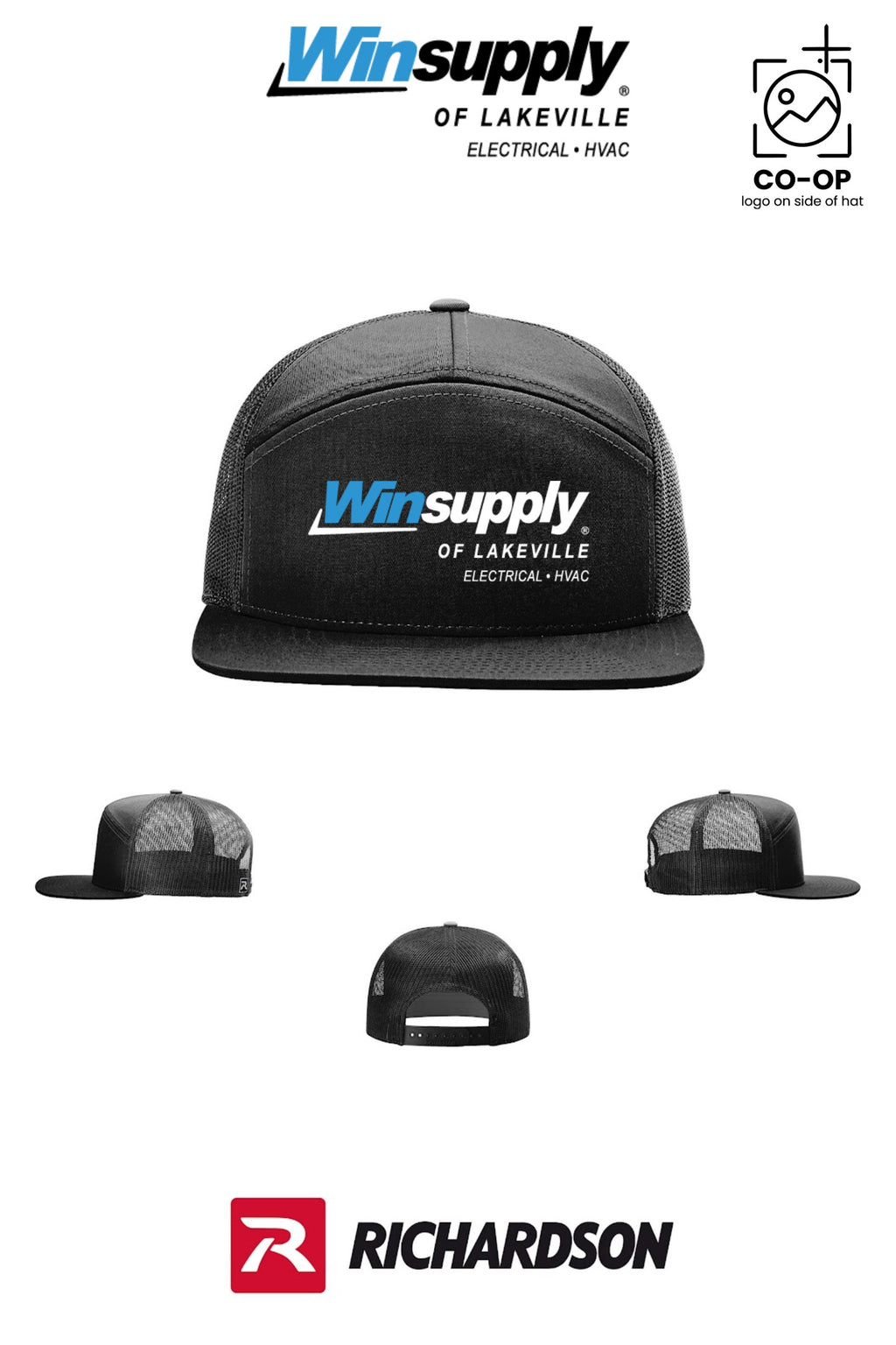 Richardson 168 Seven-Panel Trucker - Winsupply of Lakeville