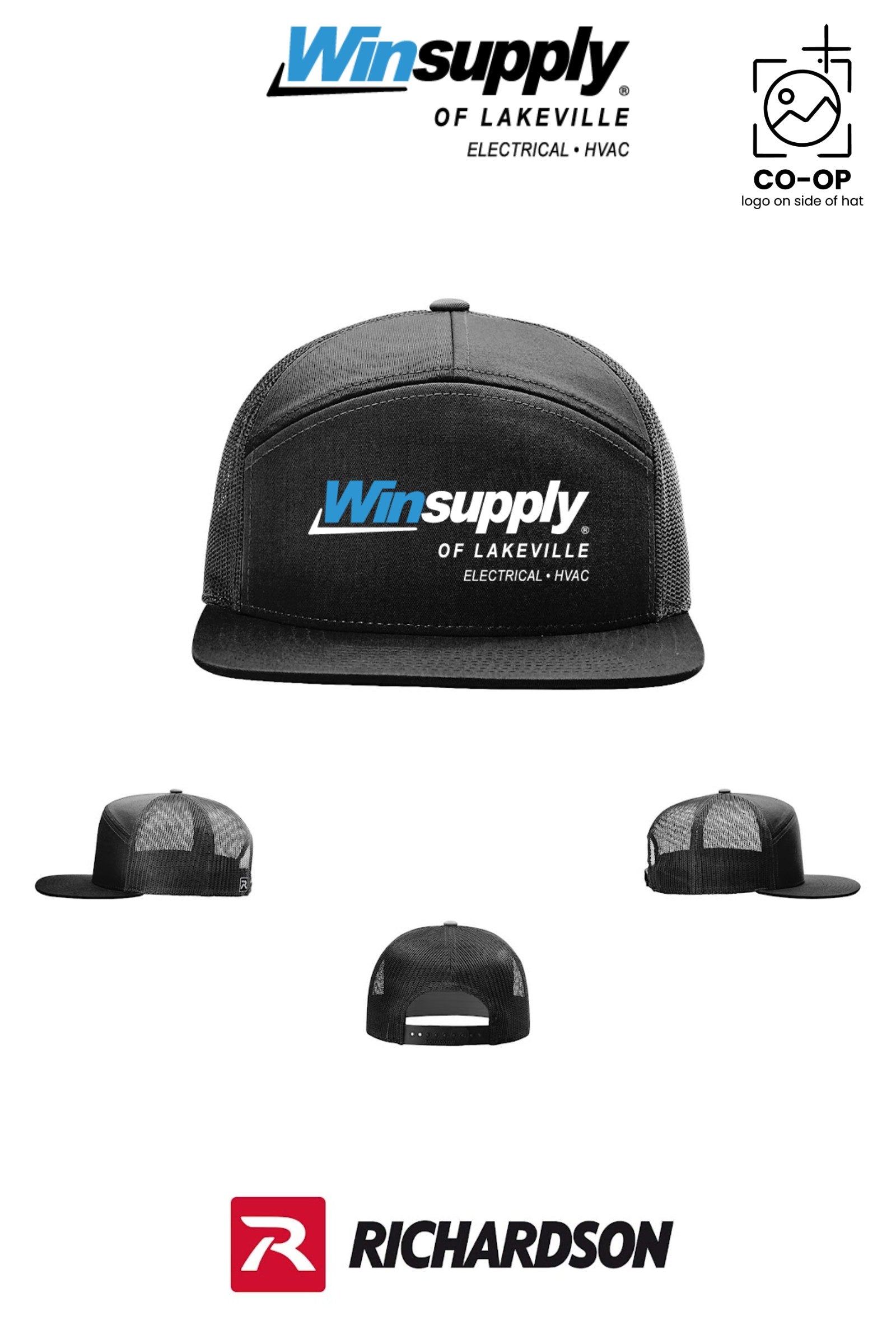 Richardson 168 Seven-Panel Trucker - Winsupply of Lakeville